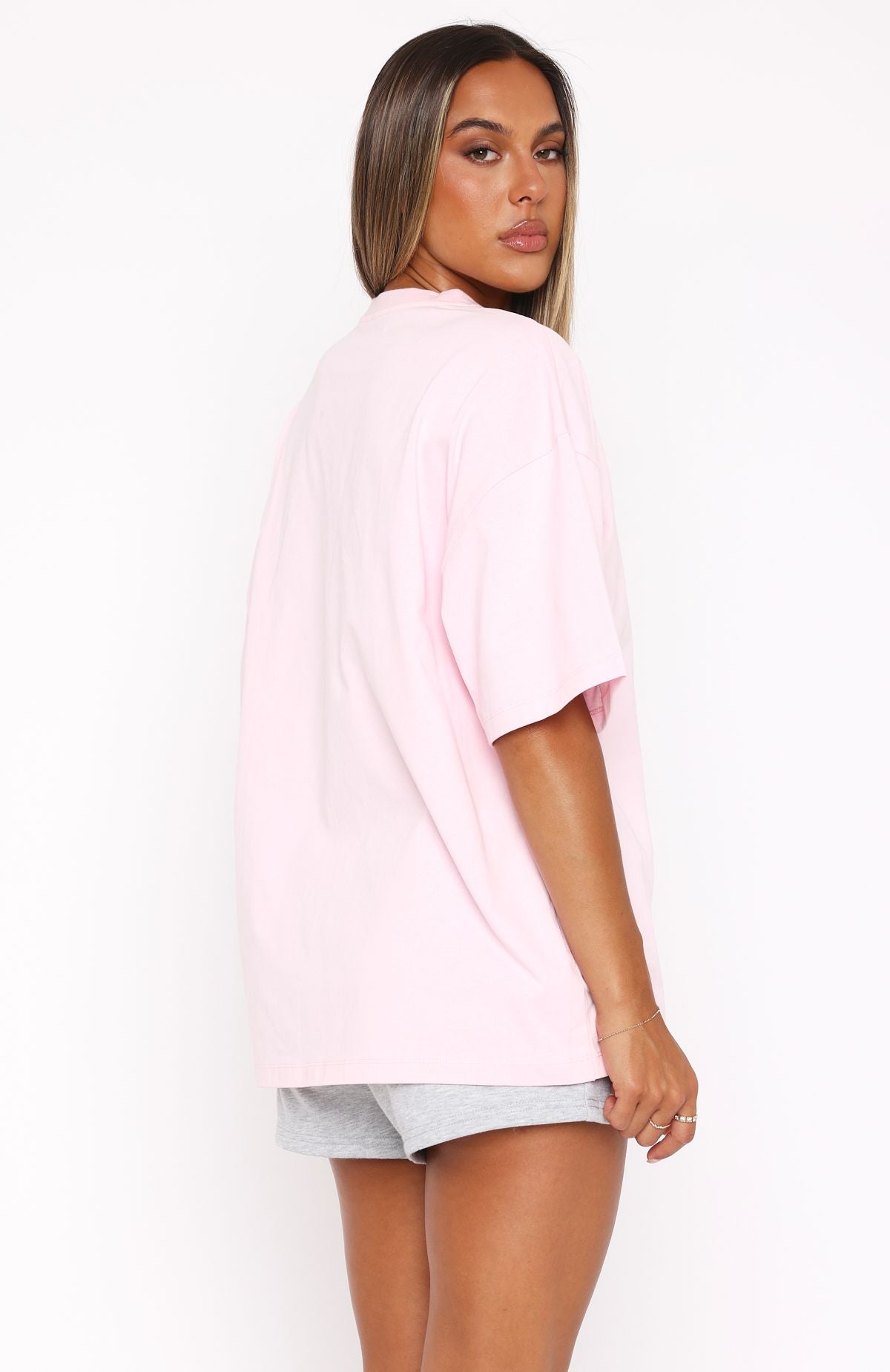 Ultimate Comfort With Love Oversized Pink Tee