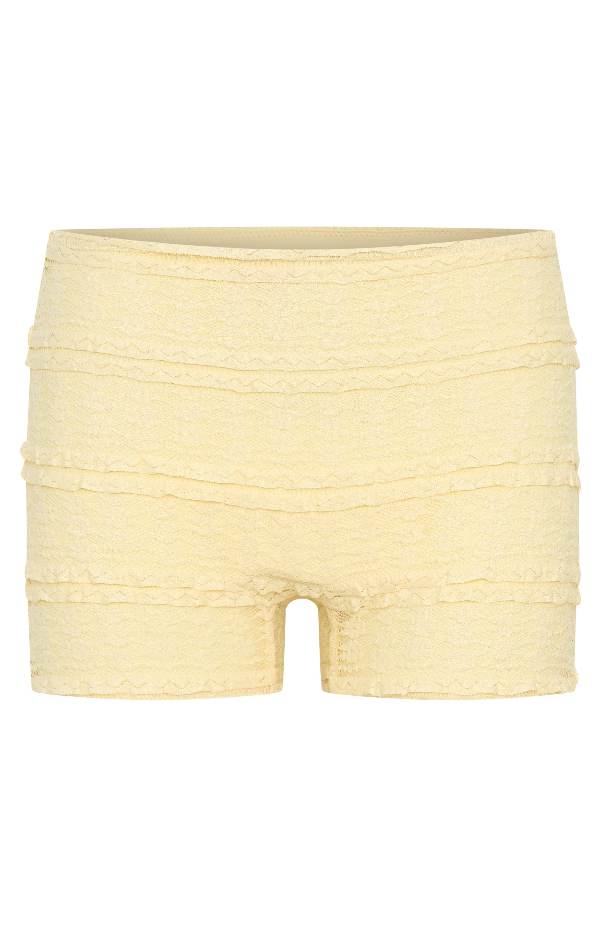 Premium Lace Honeymoon Shorts in Lemon