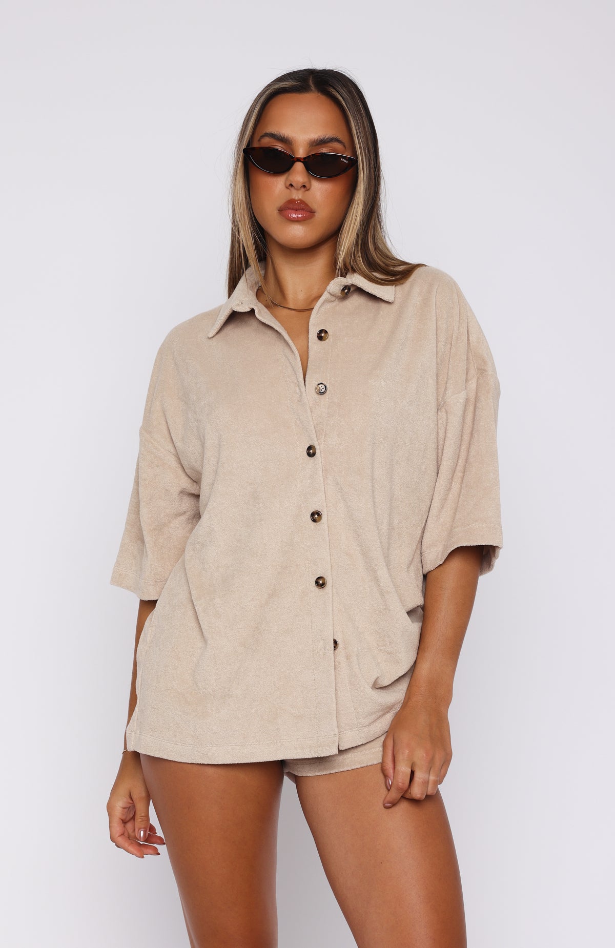 Premium Terry Shirt Nude - Ultimate Summer Comfort