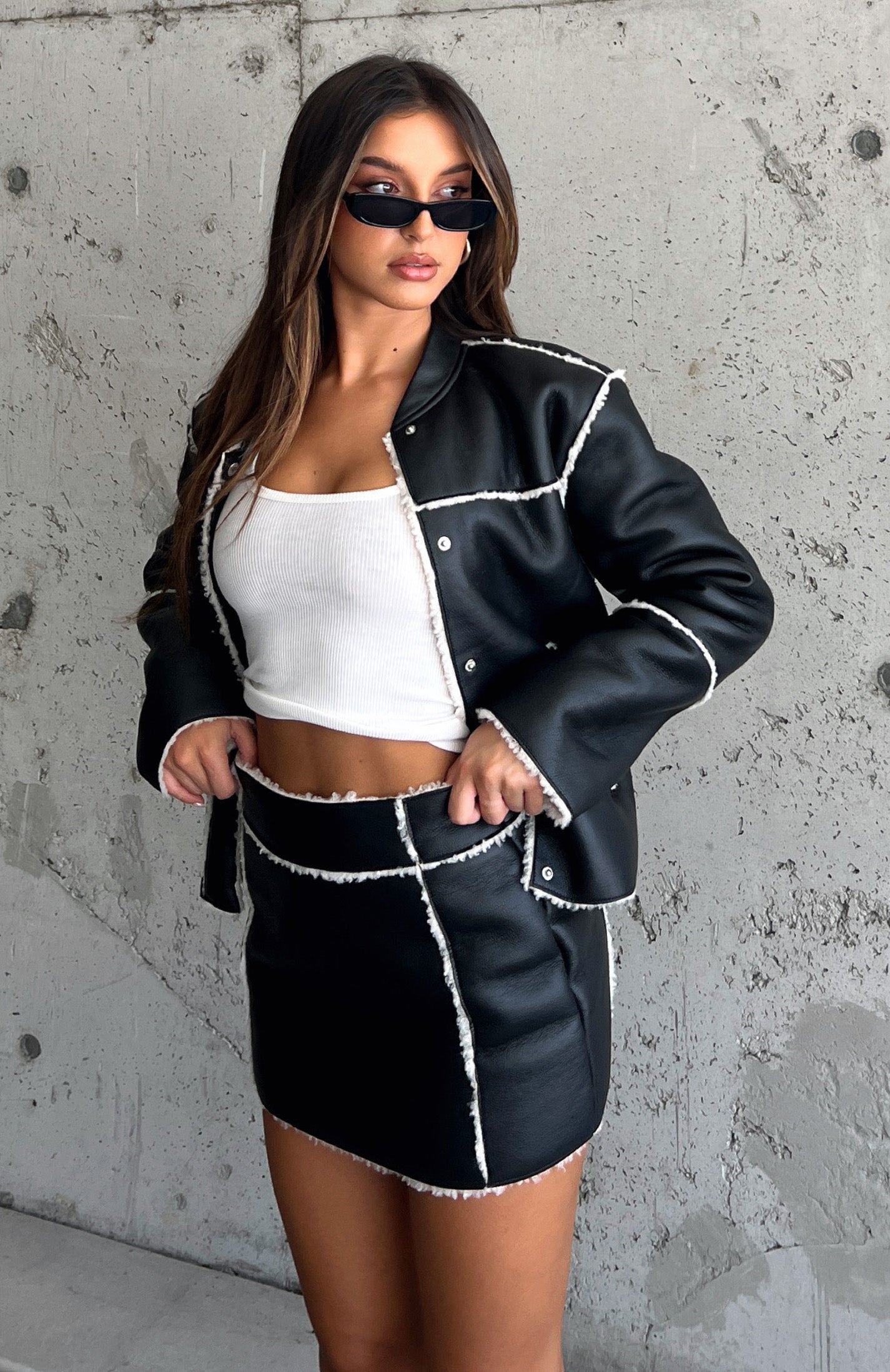 Premium Bench Warmers PU Skirt - Ultimate Winter Chic