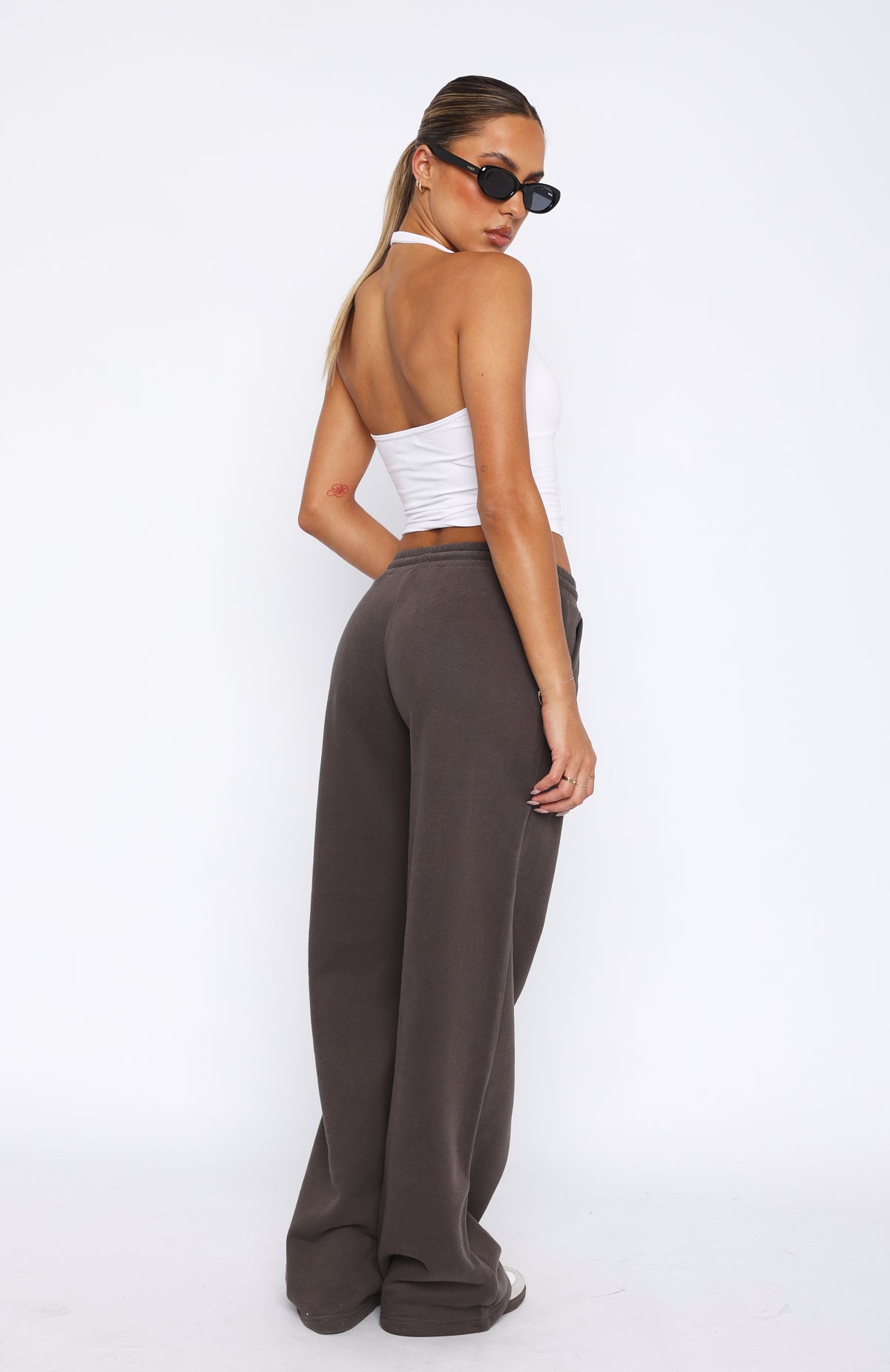 Premium Comfort Wide Leg Sweatpants - Charcoal