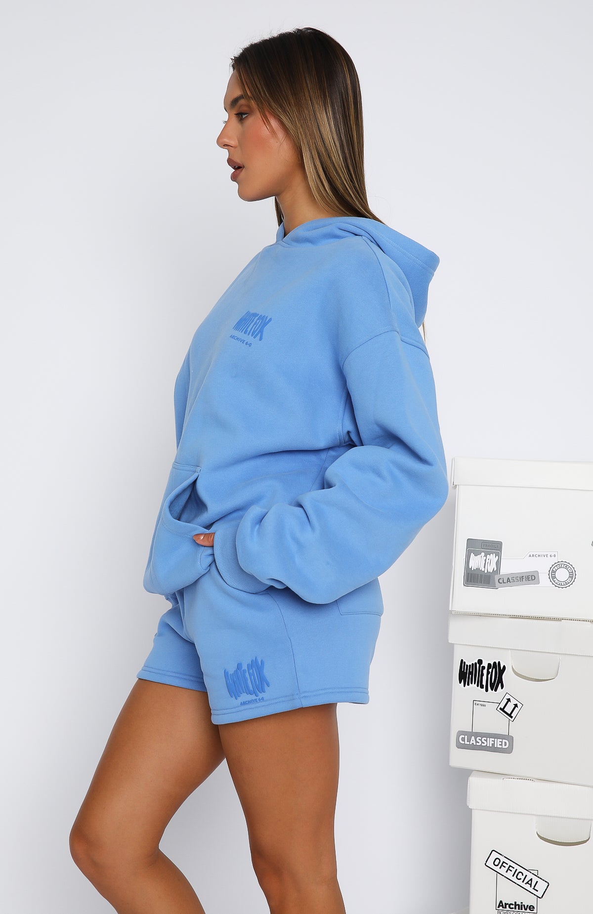 Premium Archive 6.0 Oversized Hoodie - Blueberry Bliss