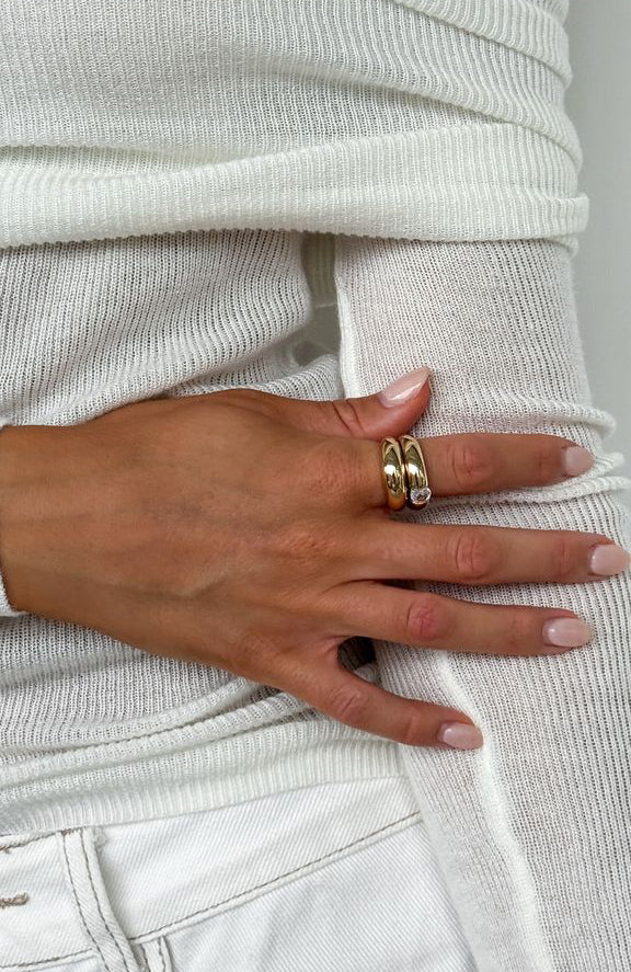 Premium Neno Gold Ring Set – Ultimate Style Upgrade