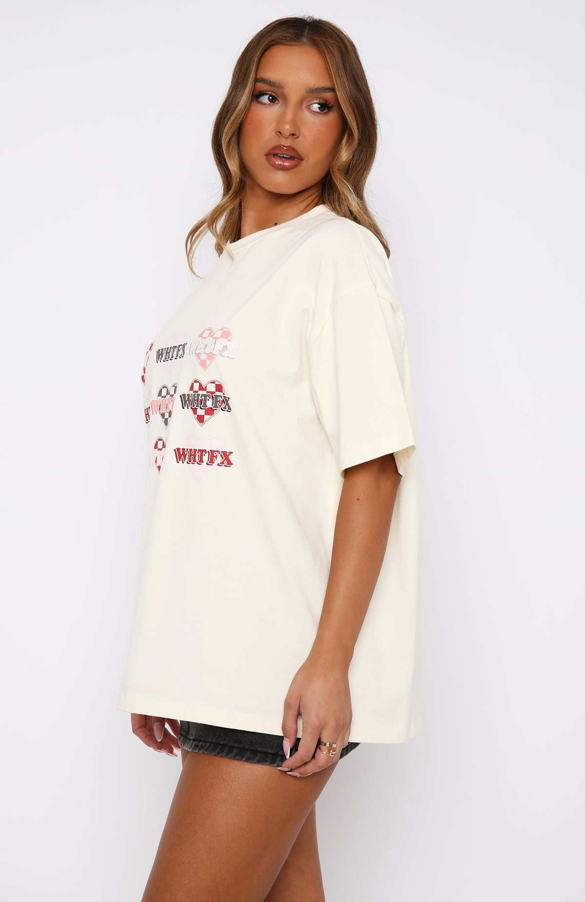 Premium She's Too Nice Oversized Tee - Ultimate Comfort in Off White