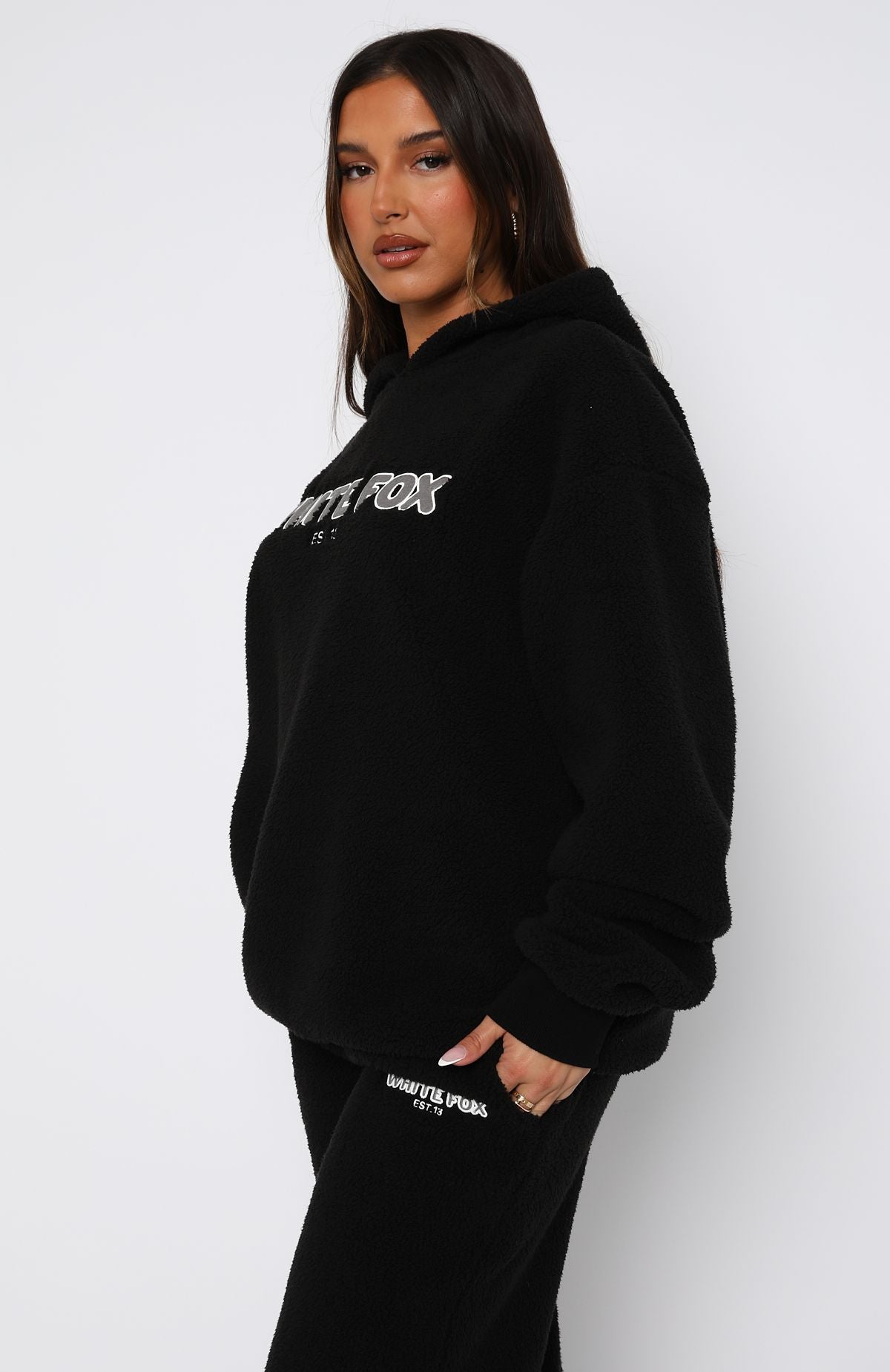 Ultimate Comfort Don't Lose Me Oversized Hoodie - Black