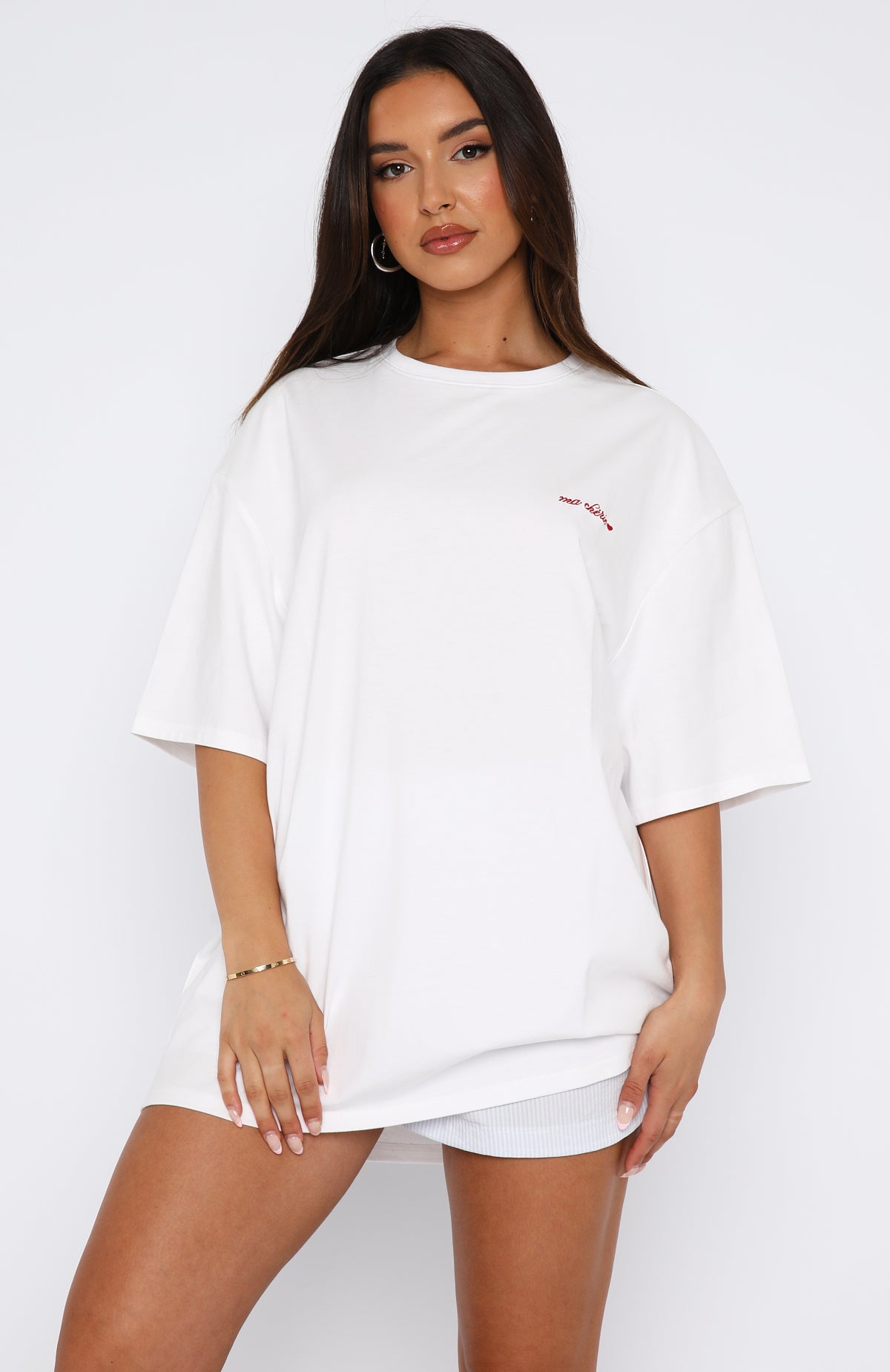 Premium Florent Oversized Tee - White | Ultimate Comfort & Style