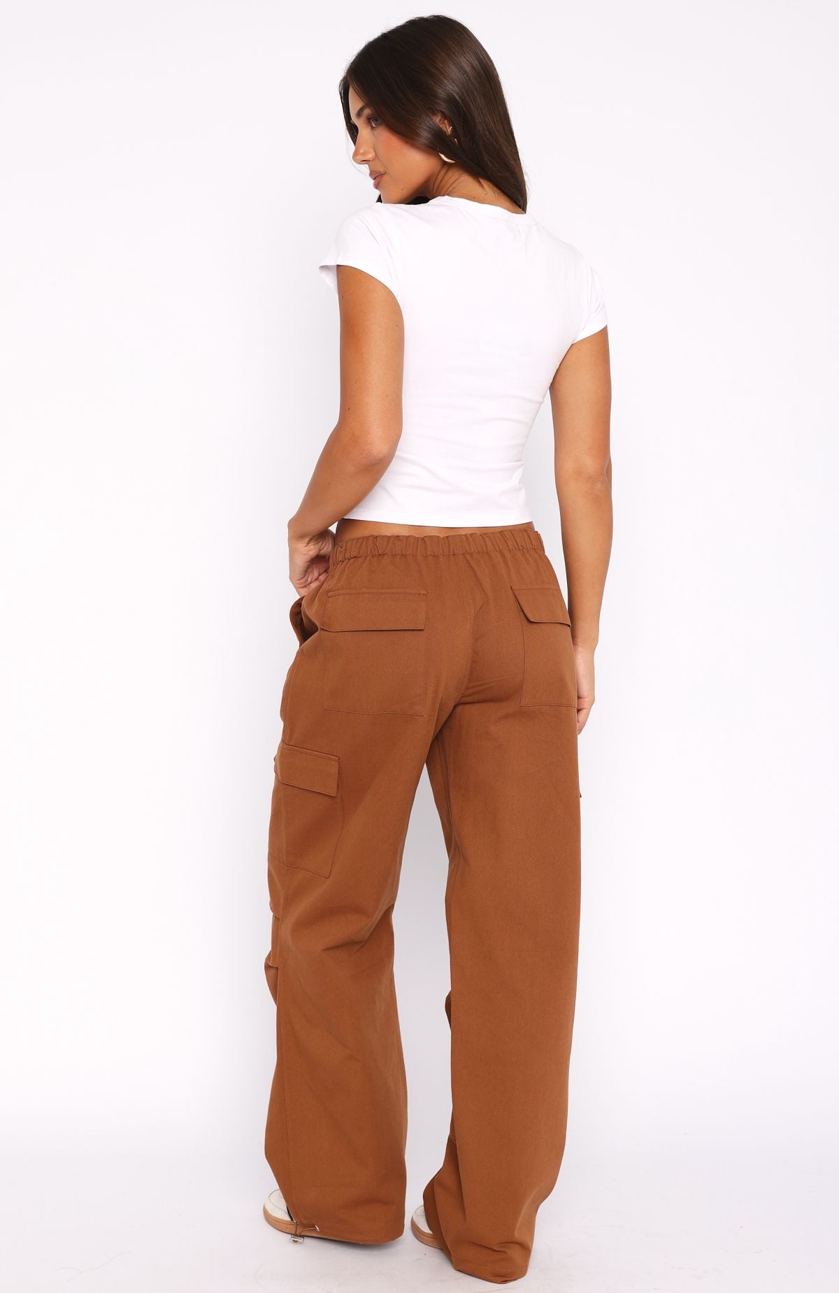 Ultimate Comfort Cargo Pants - Chocolate Brown