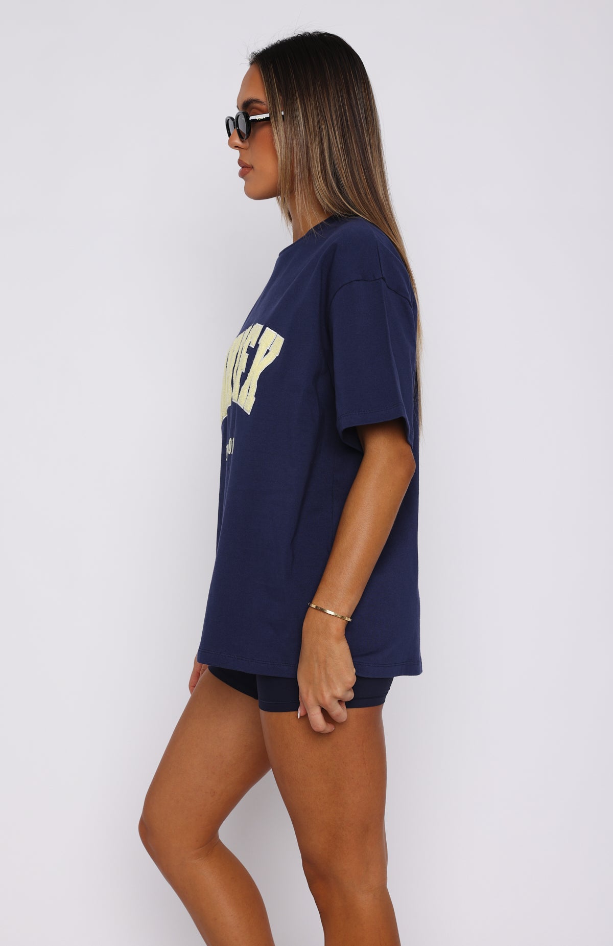 Premium Give It Away Oversized Tee Navy - Ultimate Comfort & Style