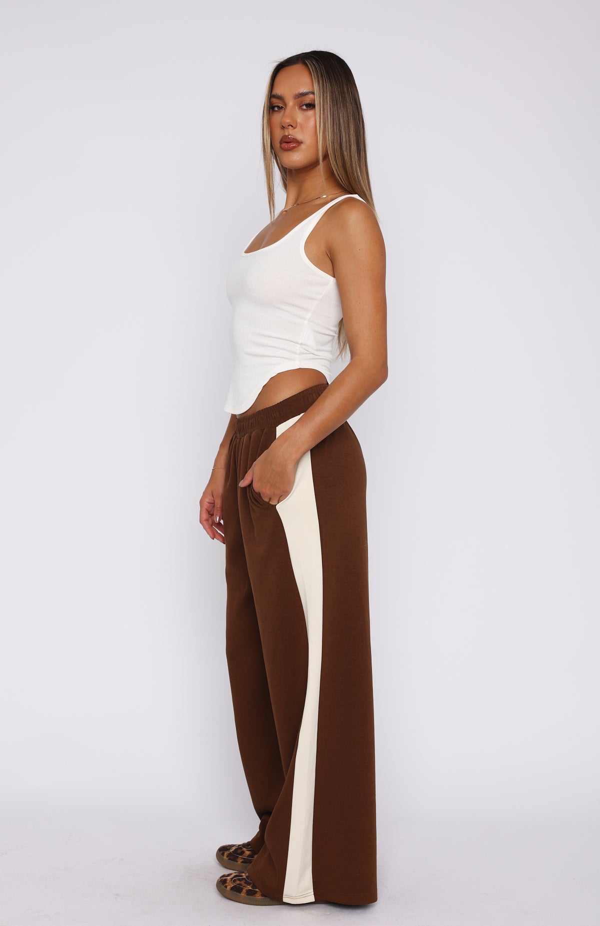 Ultimate Comfort Stronger Than Yesterday Knit Pants - Chocolate