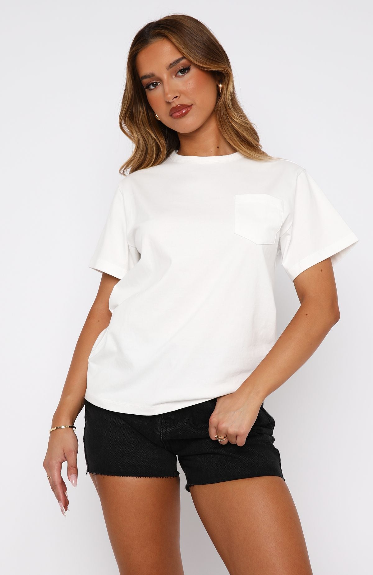 Premium Relaxed Tee: Ultimate Comfort in White