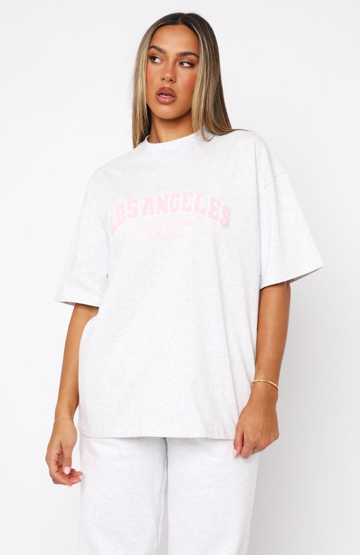 Ultimate Global Oversized Tee - Premium Grey Marle
