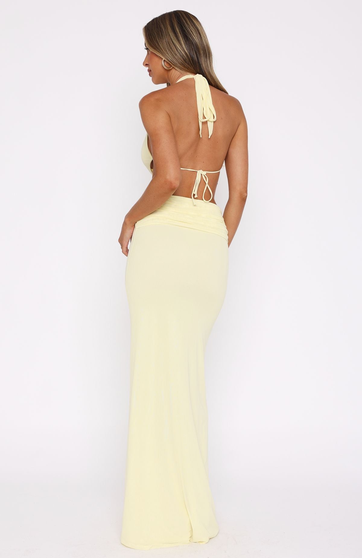 Ultimate Glam Lemon Maxi Dress