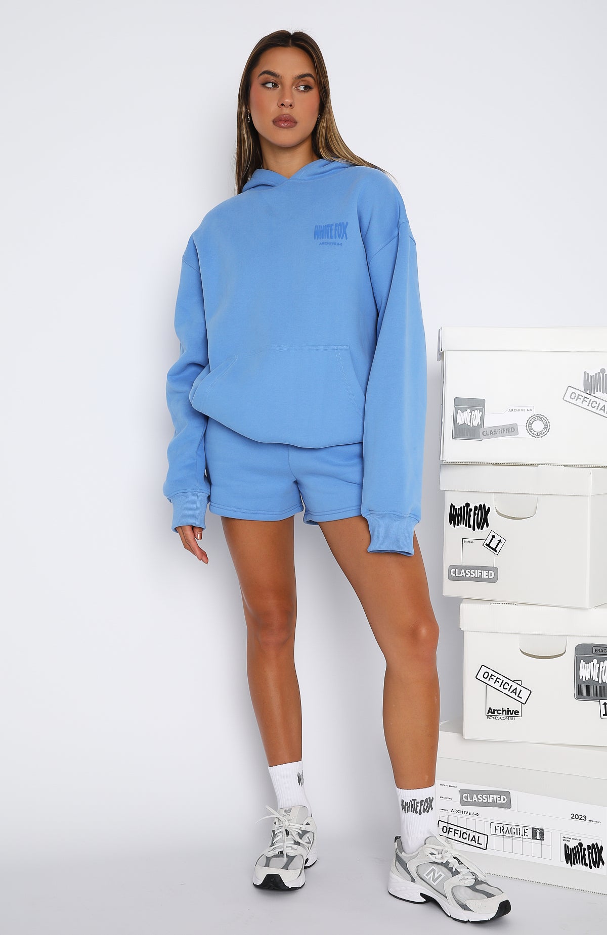 Premium Archive 6.0 Oversized Hoodie - Blueberry Bliss