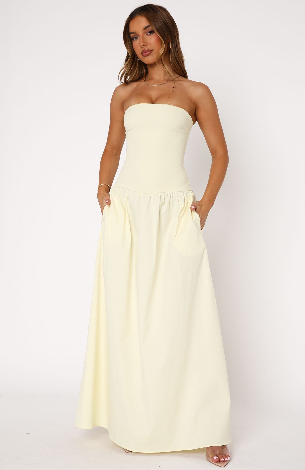 Ultimate Lemon Maxi Dress - Elegant & Chic