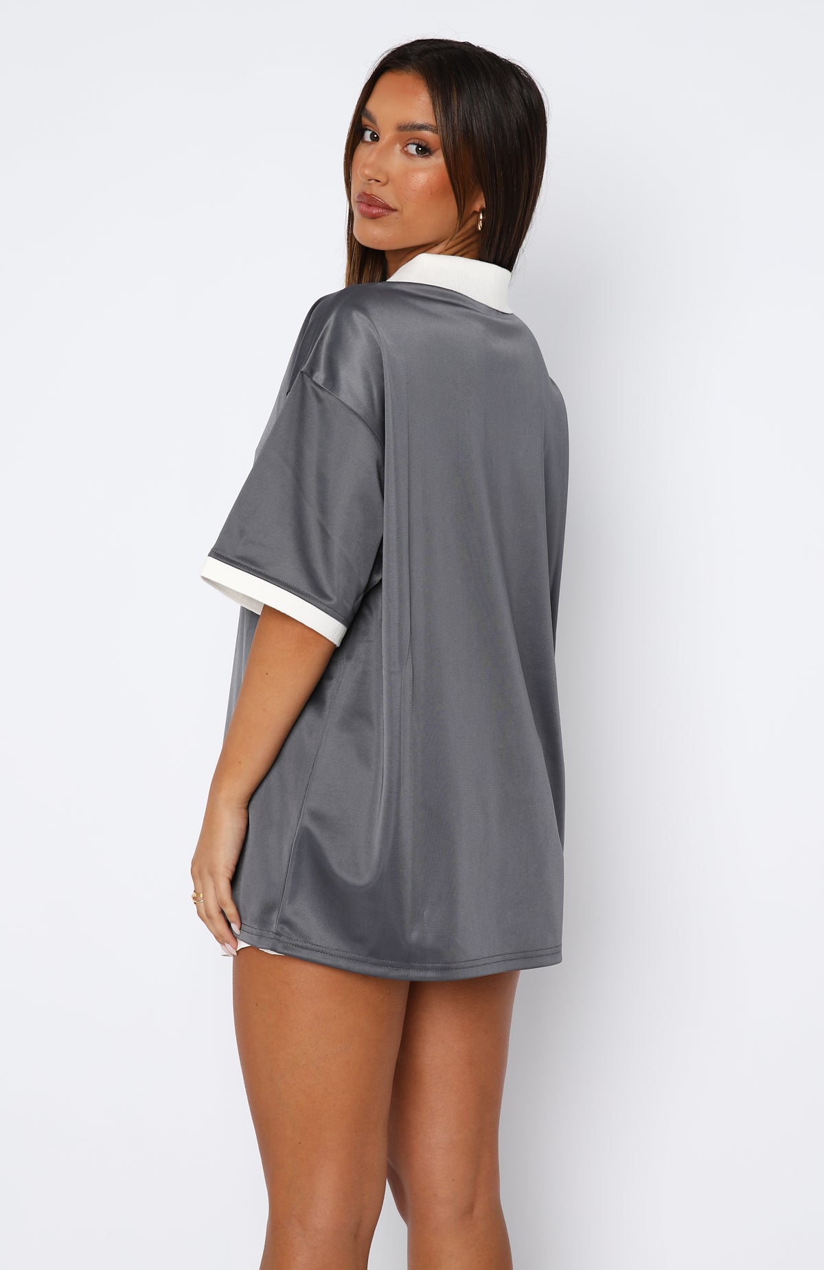 Premium Take The Chance Oversized Jersey - Charcoal