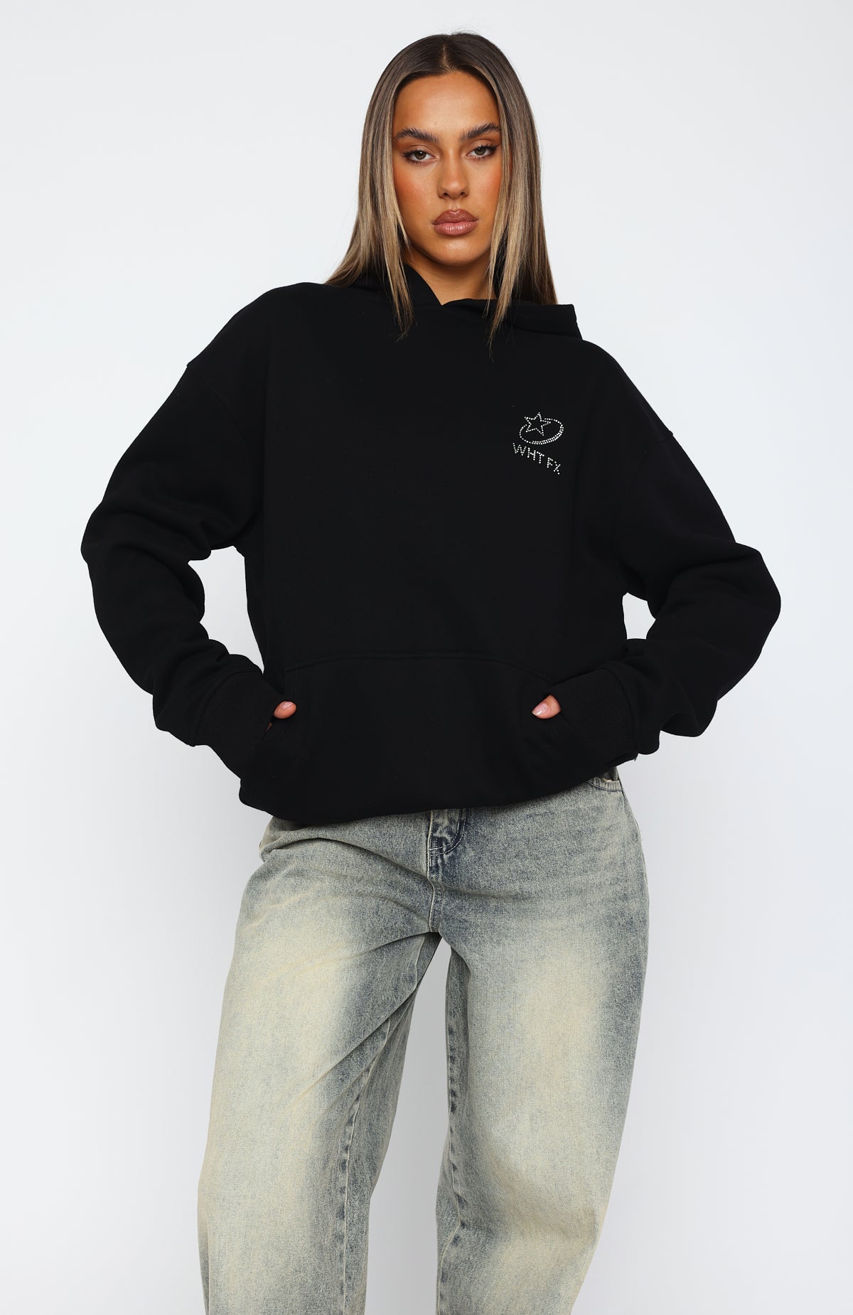 Premium Always Shining Oversized Hoodie - Ultimate Comfort in Black