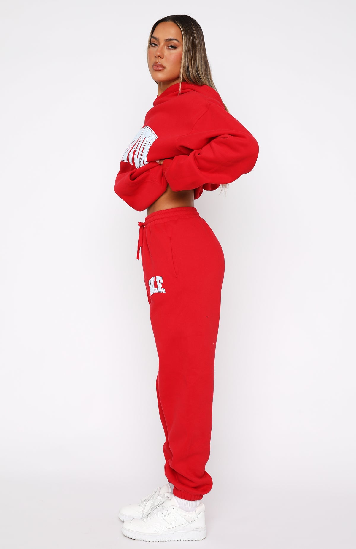 Premium Decade Classics Varsity Sweatpants - Red | Ultimate Comfort & Style