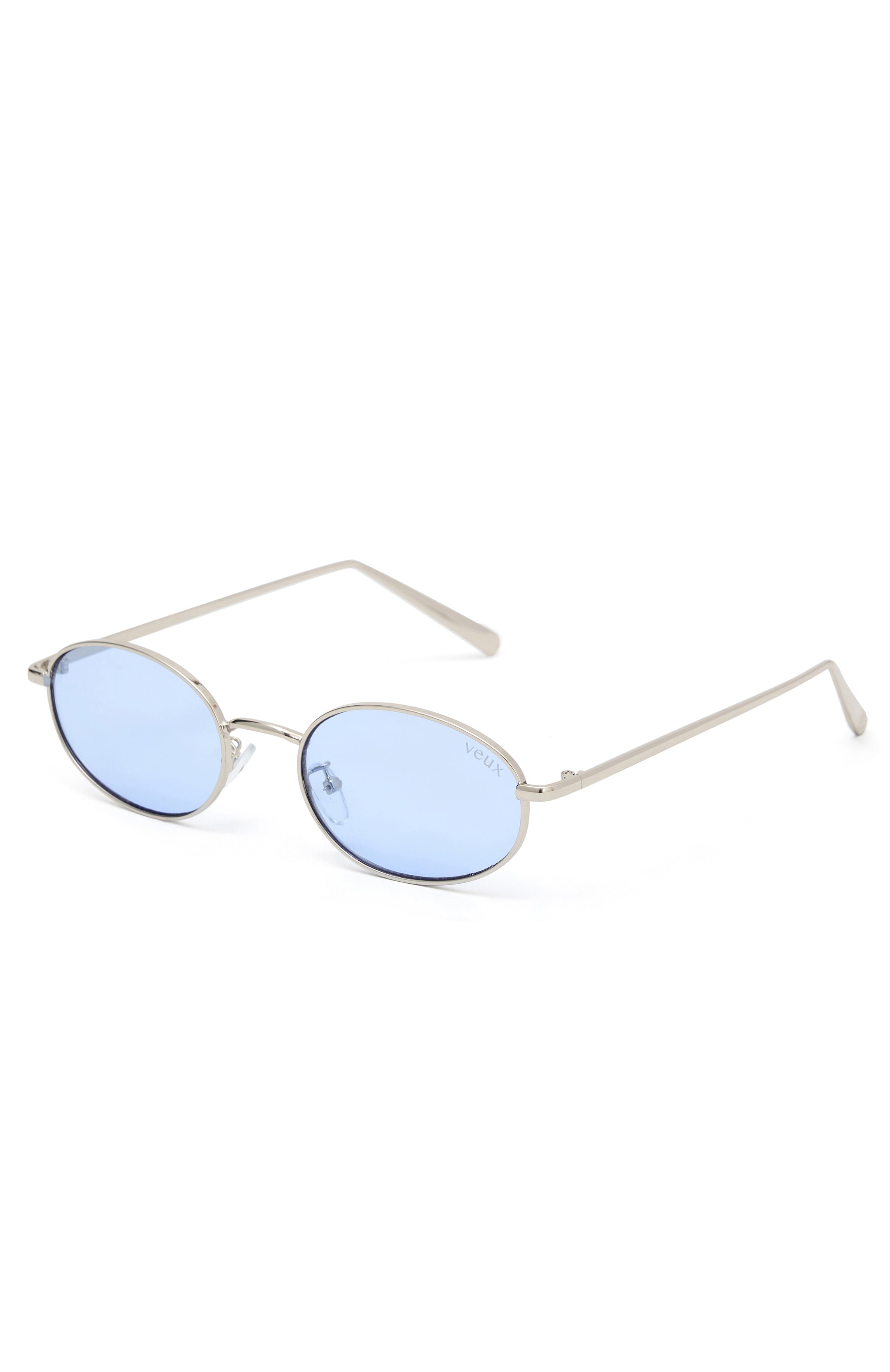 Premium Kora Sunglasses Silver/Blue - Ultimate Summer Style