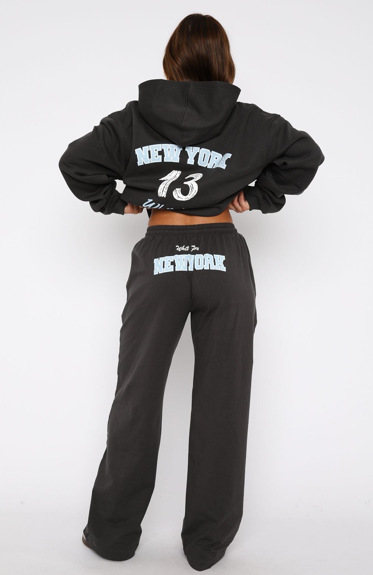 Premium Team New York Track Pants Charcoal - Ultimate Comfort & Style