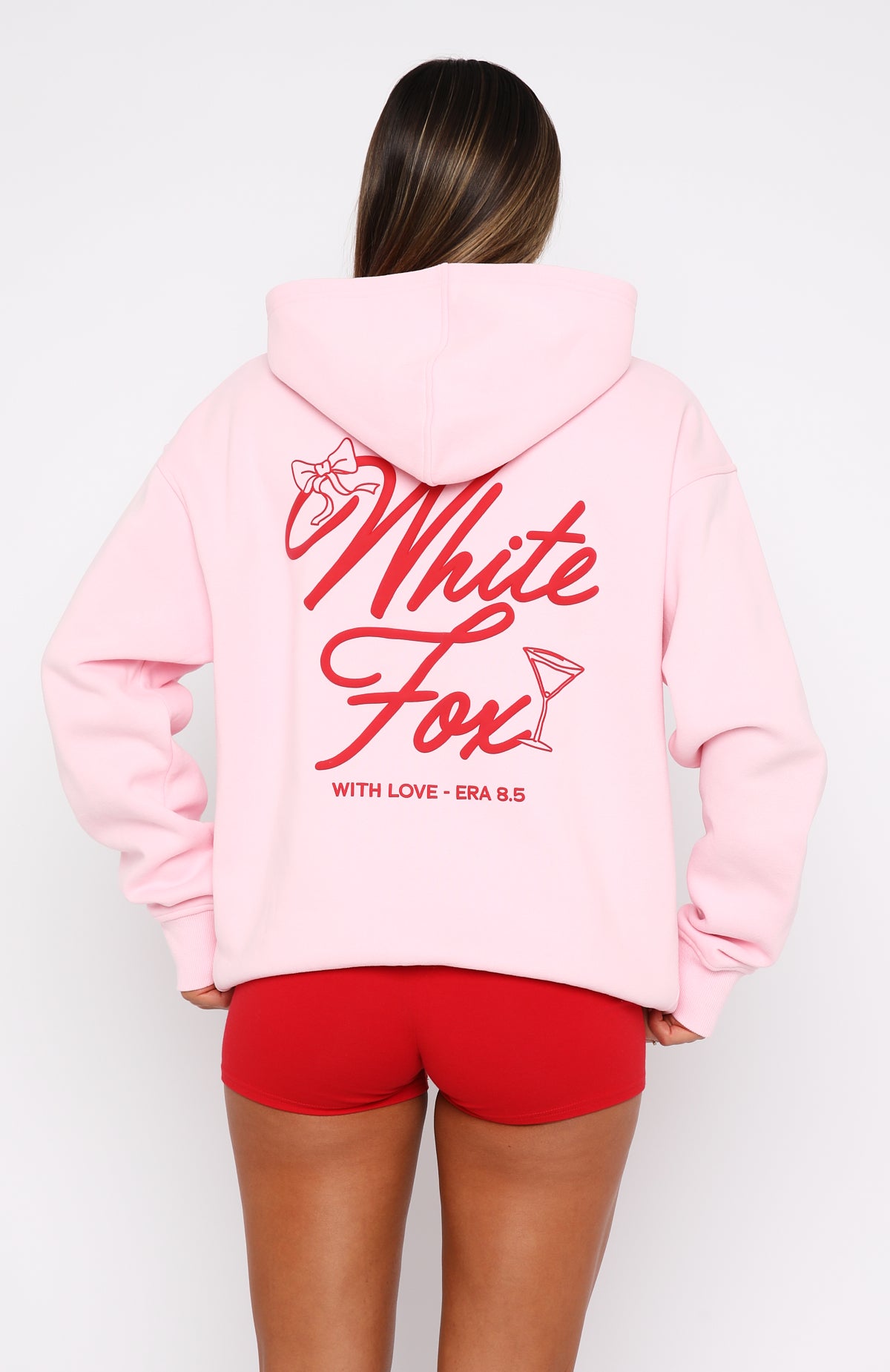 Ultimate With Love & Kisses Oversized Hoodie - Baby Pink