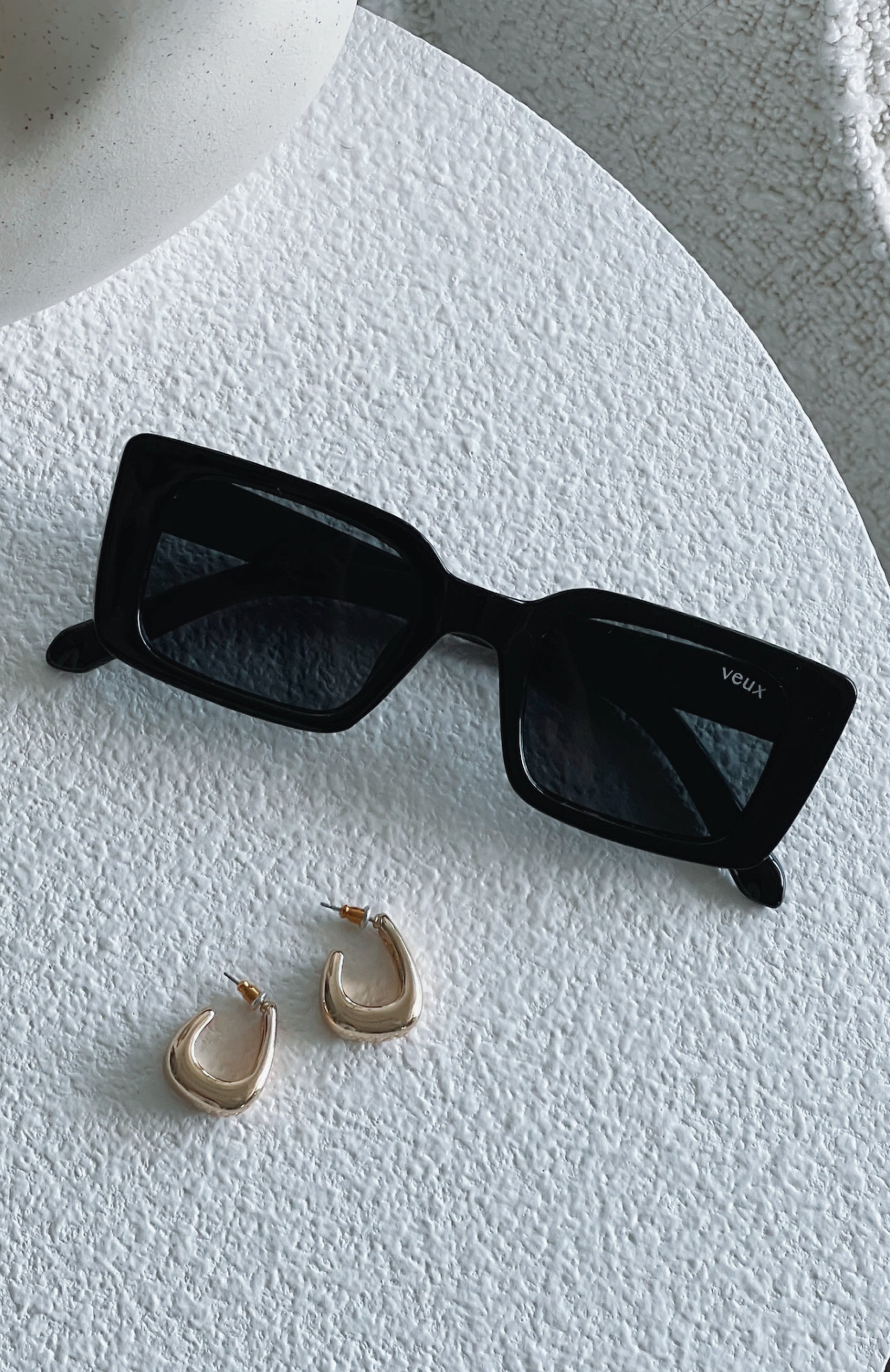 Roberta Premium Black Sunglasses