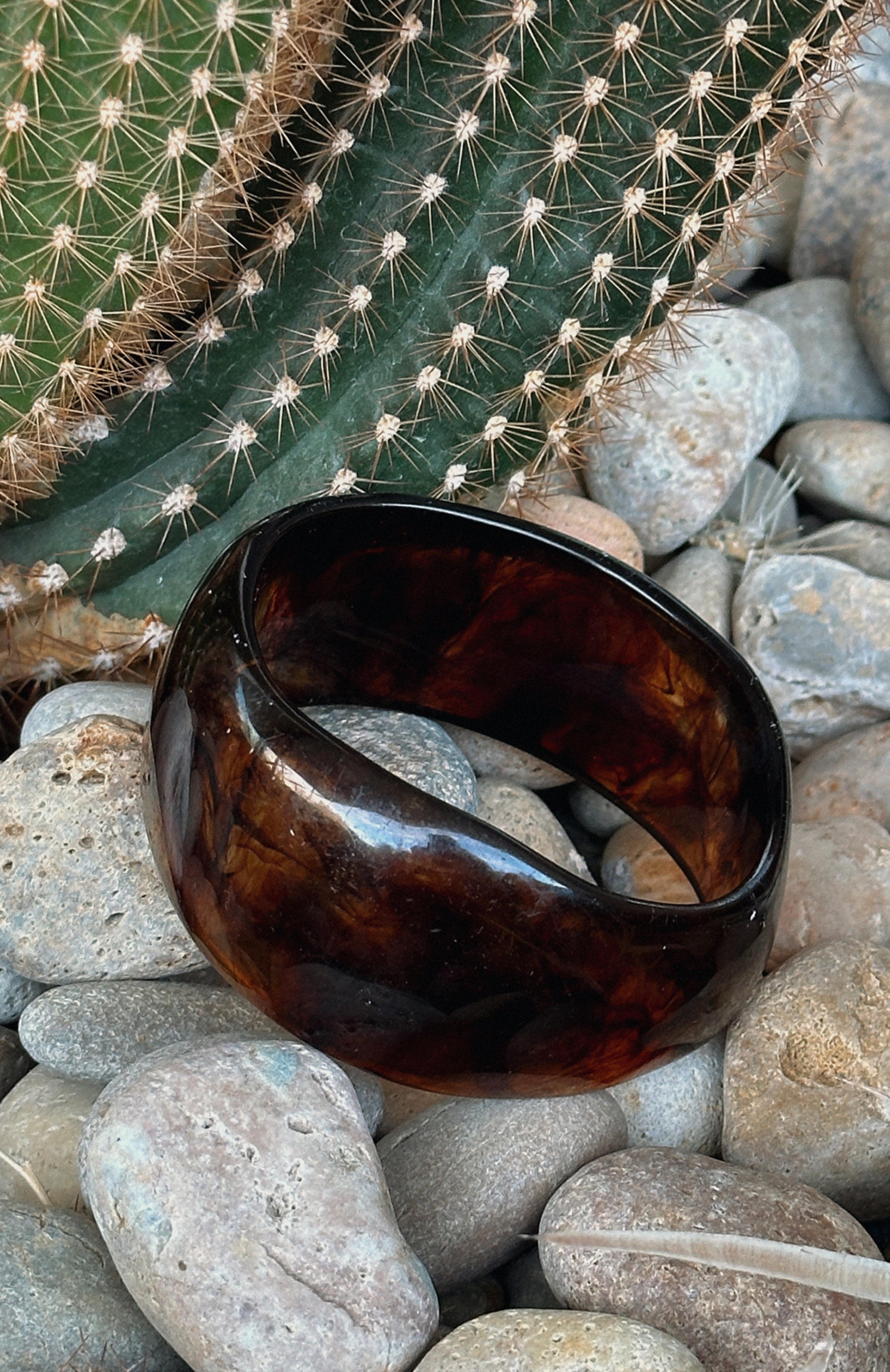 Premium Gretchen Tortoise Marble Bracelet