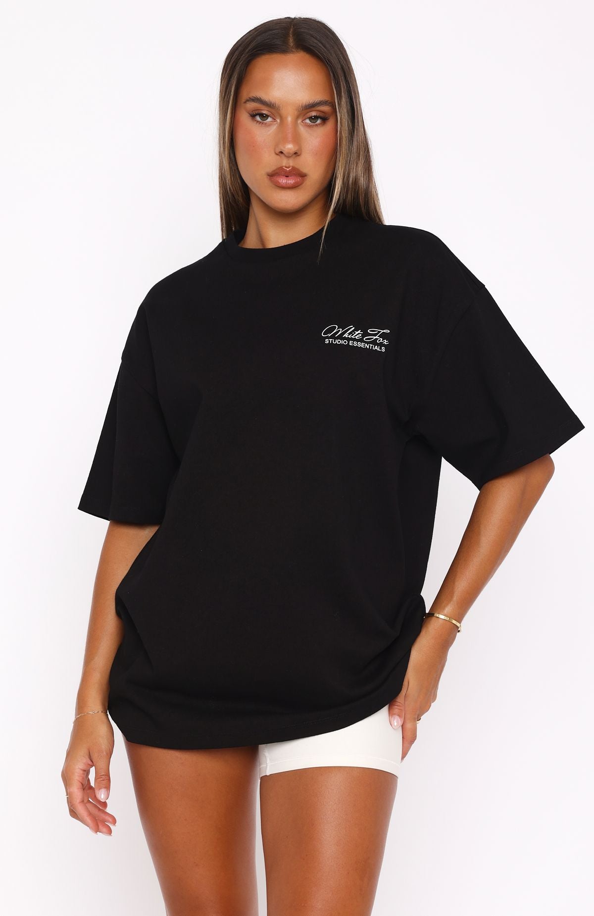 Premium Studio Classic Oversized Tee - Ultimate Comfort in Black