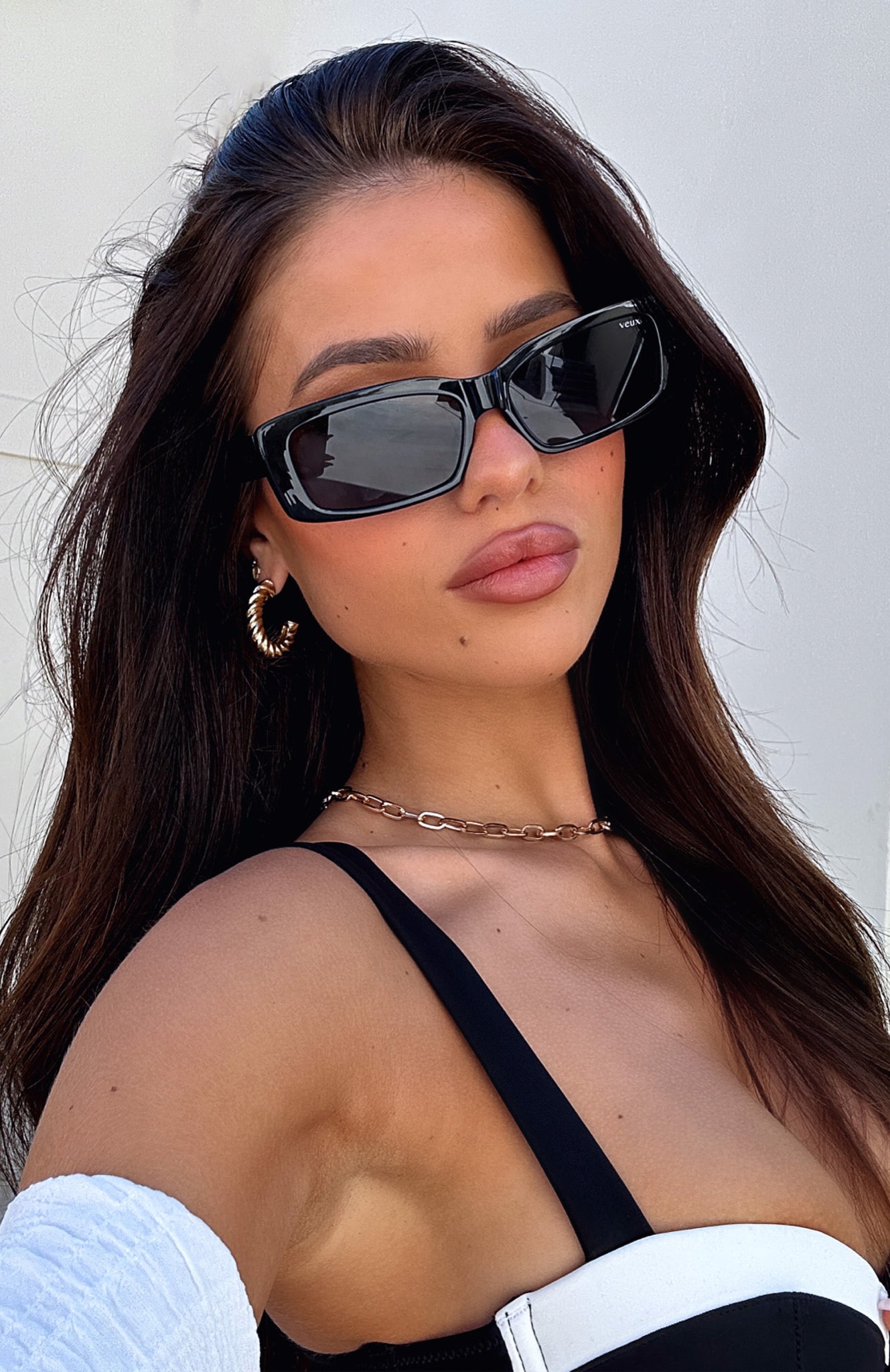 Kylie Premium Black Sunglasses