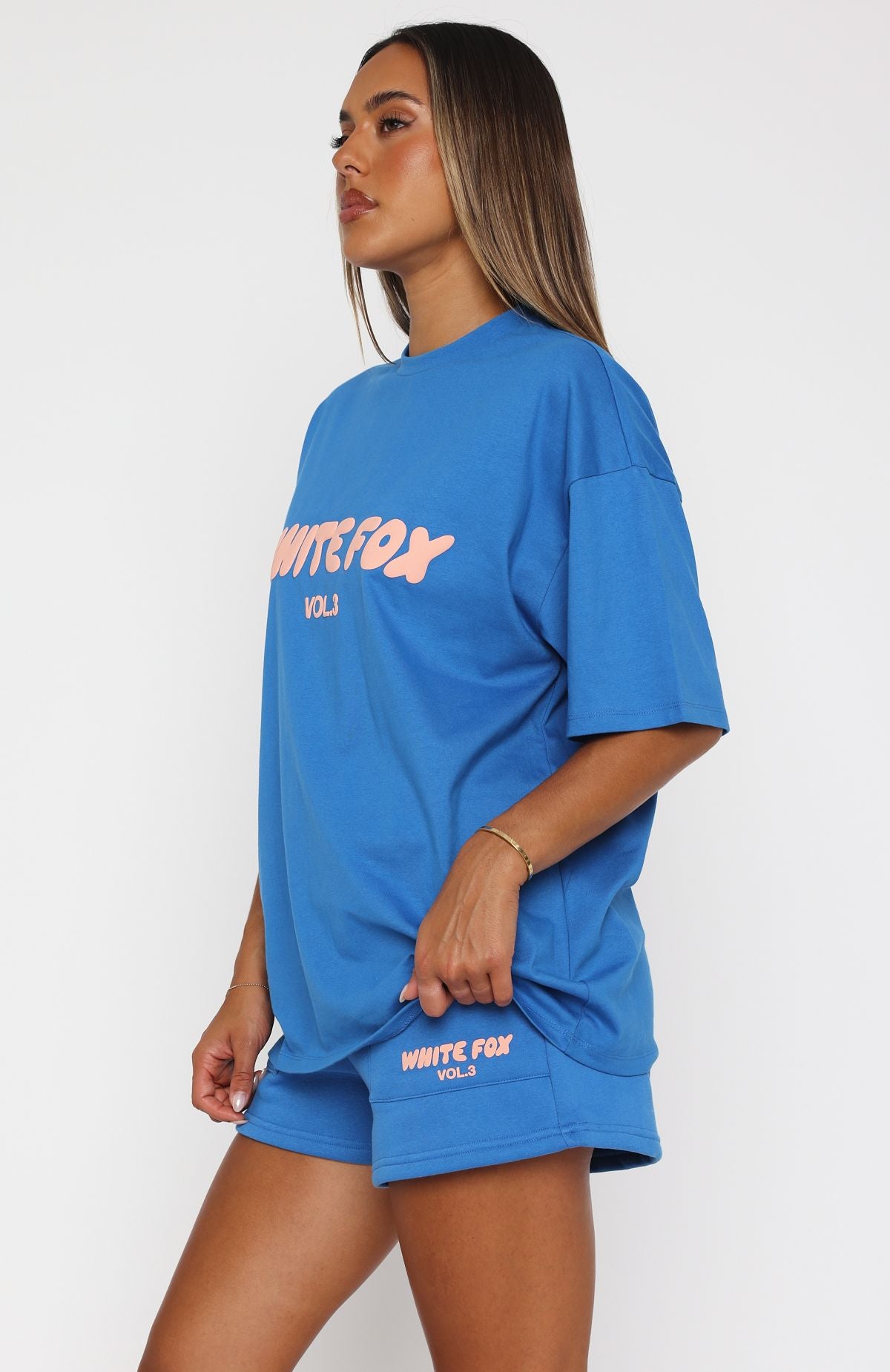 Premium Offstage Oversized Tee in Azure Blue