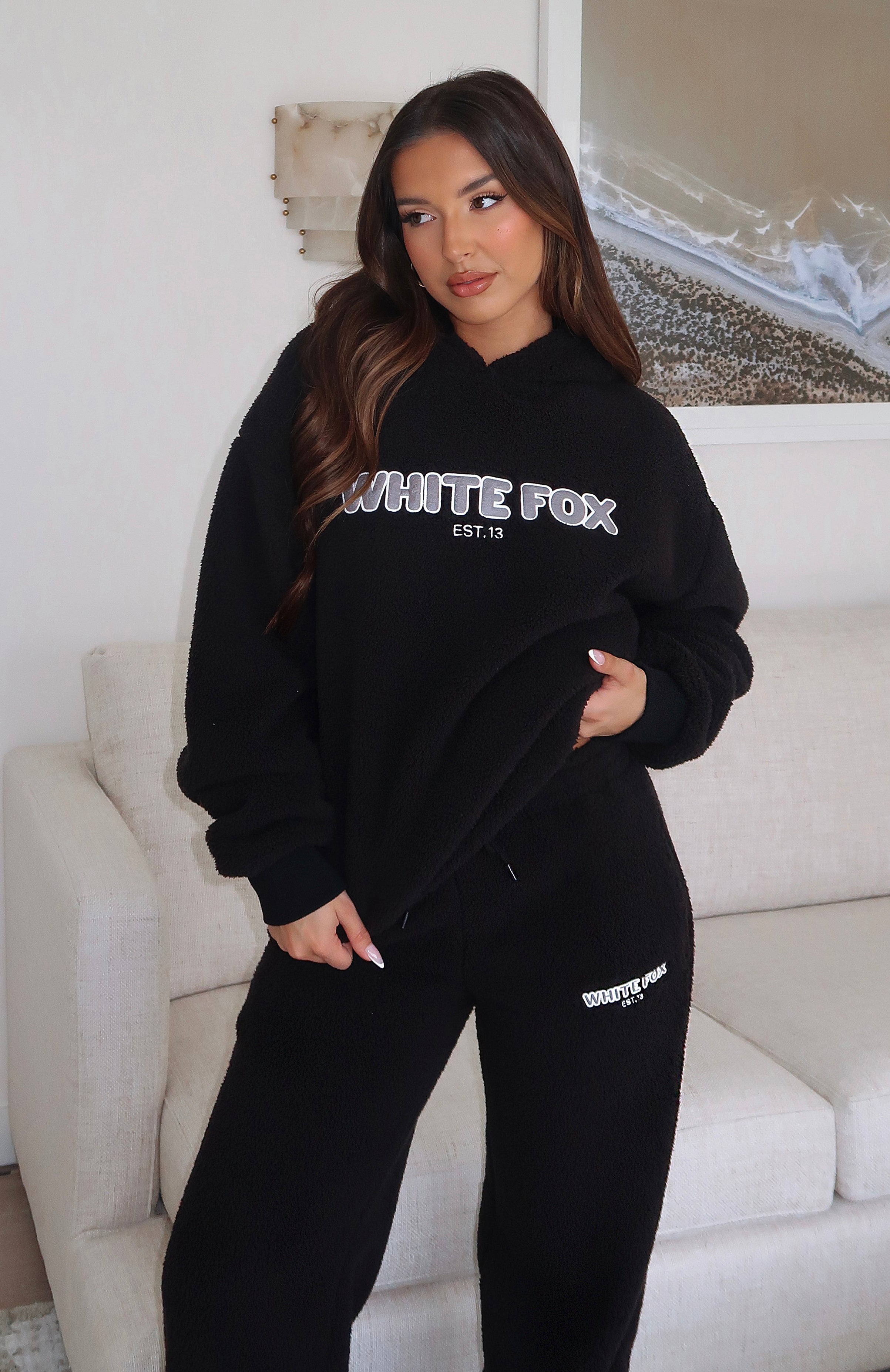 Ultimate Comfort Don't Lose Me Oversized Hoodie - Black