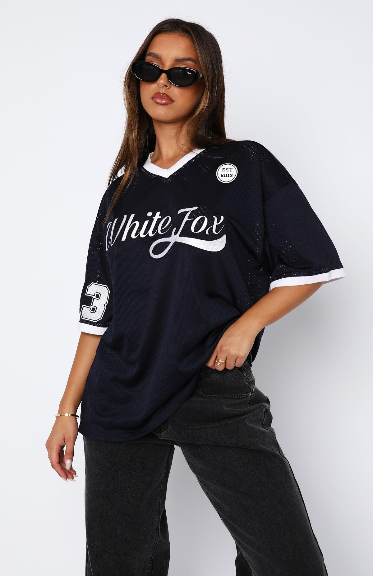 Premium Oversized Jersey - Navy | Ultimate Comfort & Style