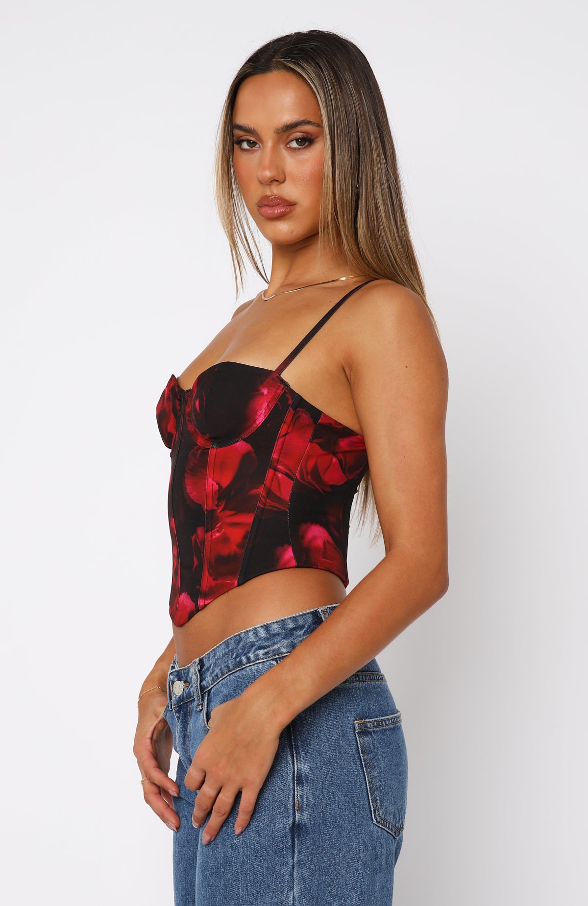 Ultimate Morning Bustier - Raspberry Meadows