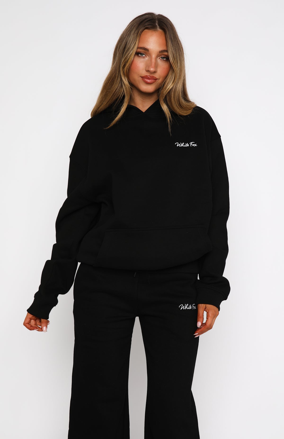 Premium Oversized Hoodie - Match Your Words Black