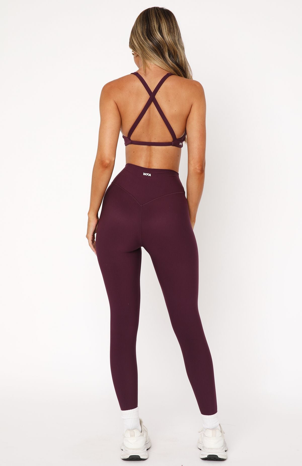 Premium Go Getter High Waisted Leggings in Plum - Ultimate Comfort & Style