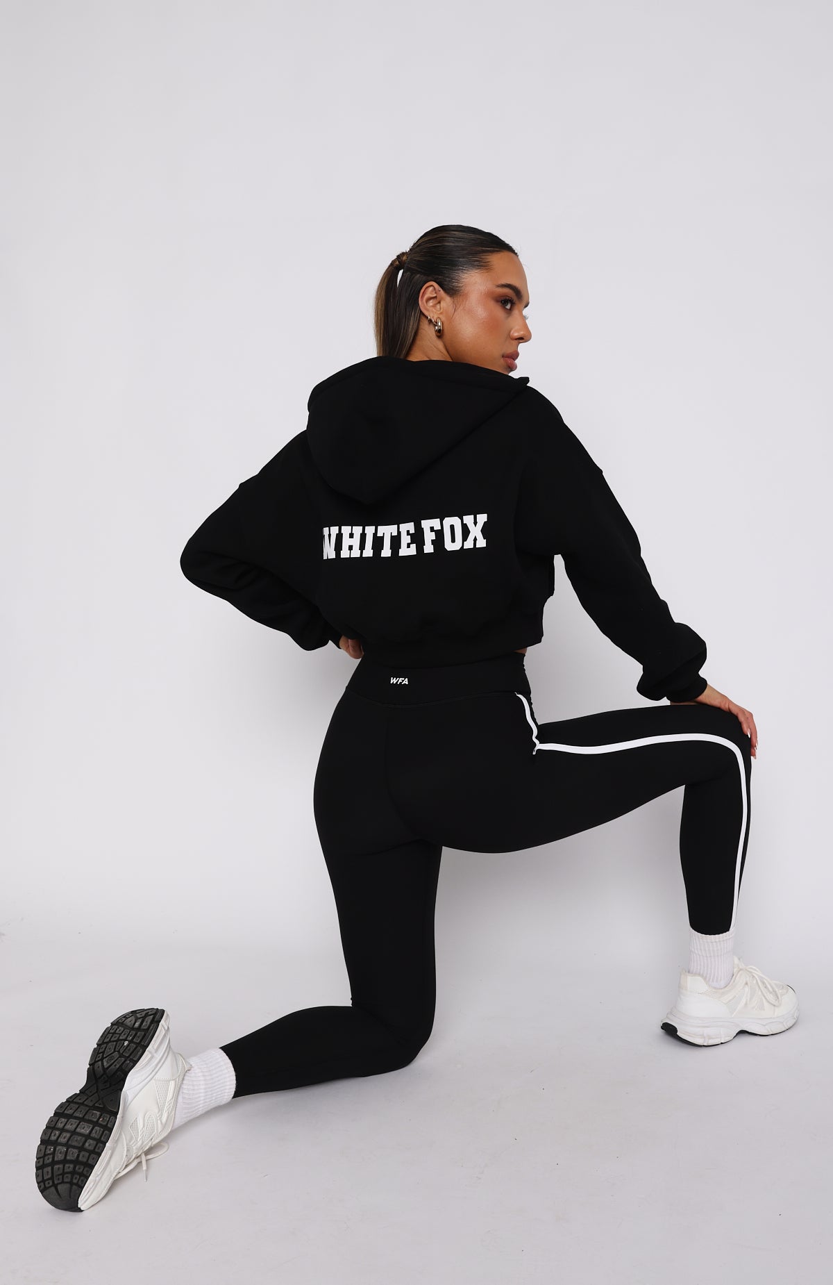 Ultimate Comfort Stepping Out Cropped Hoodie - Black