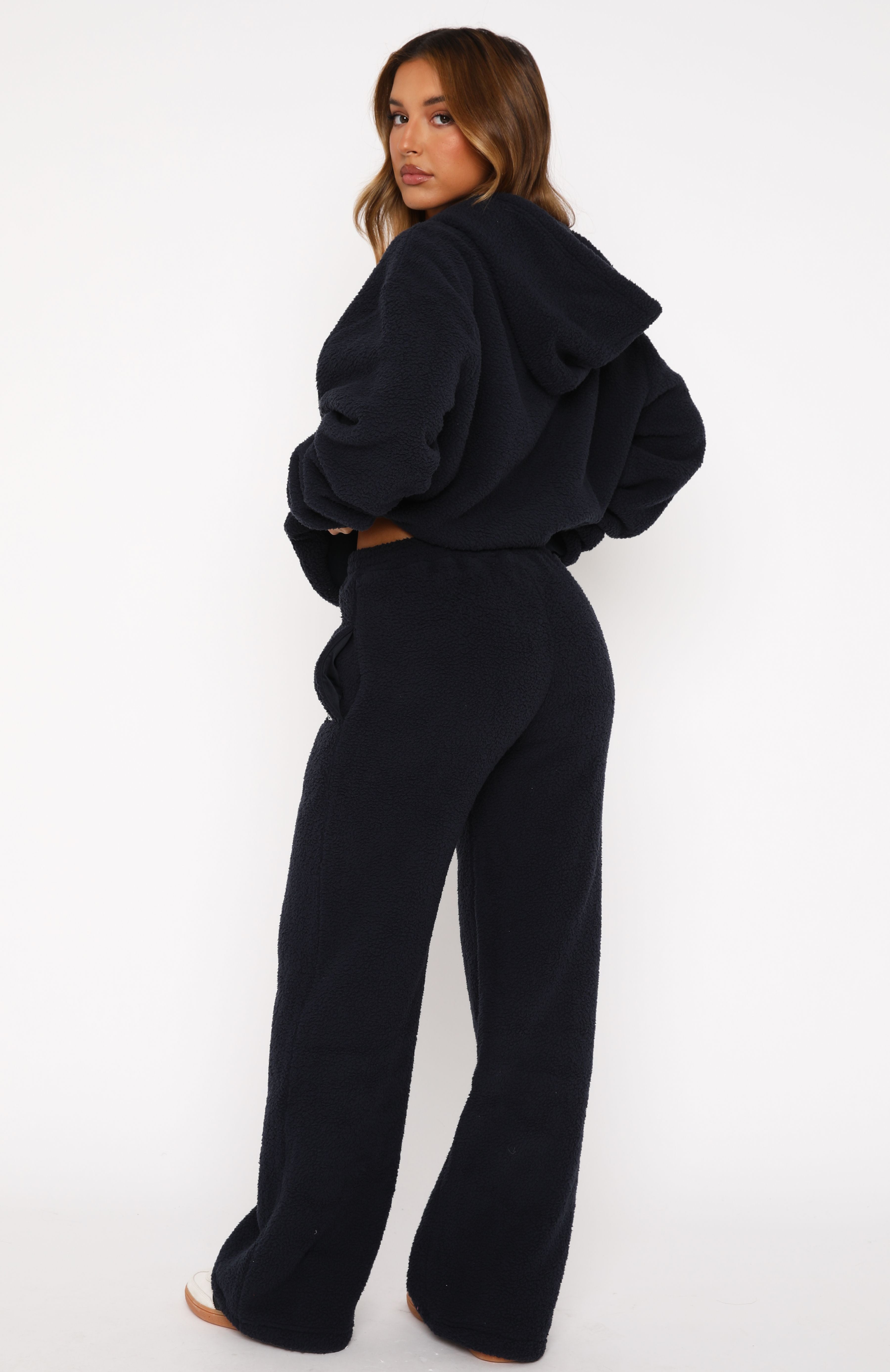 Premium Wide Leg Sweatpants - Navy | Ultimate Comfort