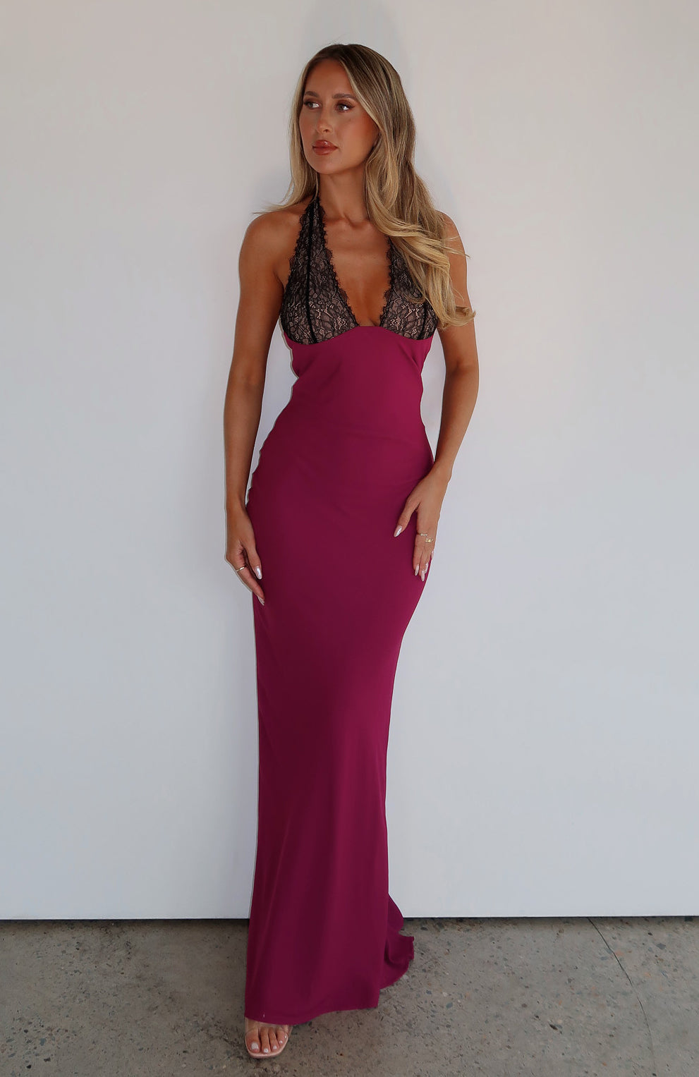 Ultimate Beyond The Stars Maxi Dress in Plum