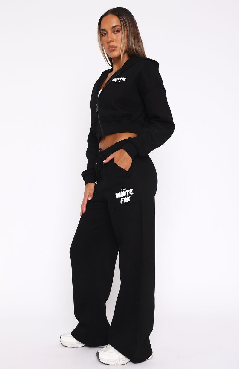 Premium Offstage Wide Leg Sweatpants - Ultimate Comfort Monochrome