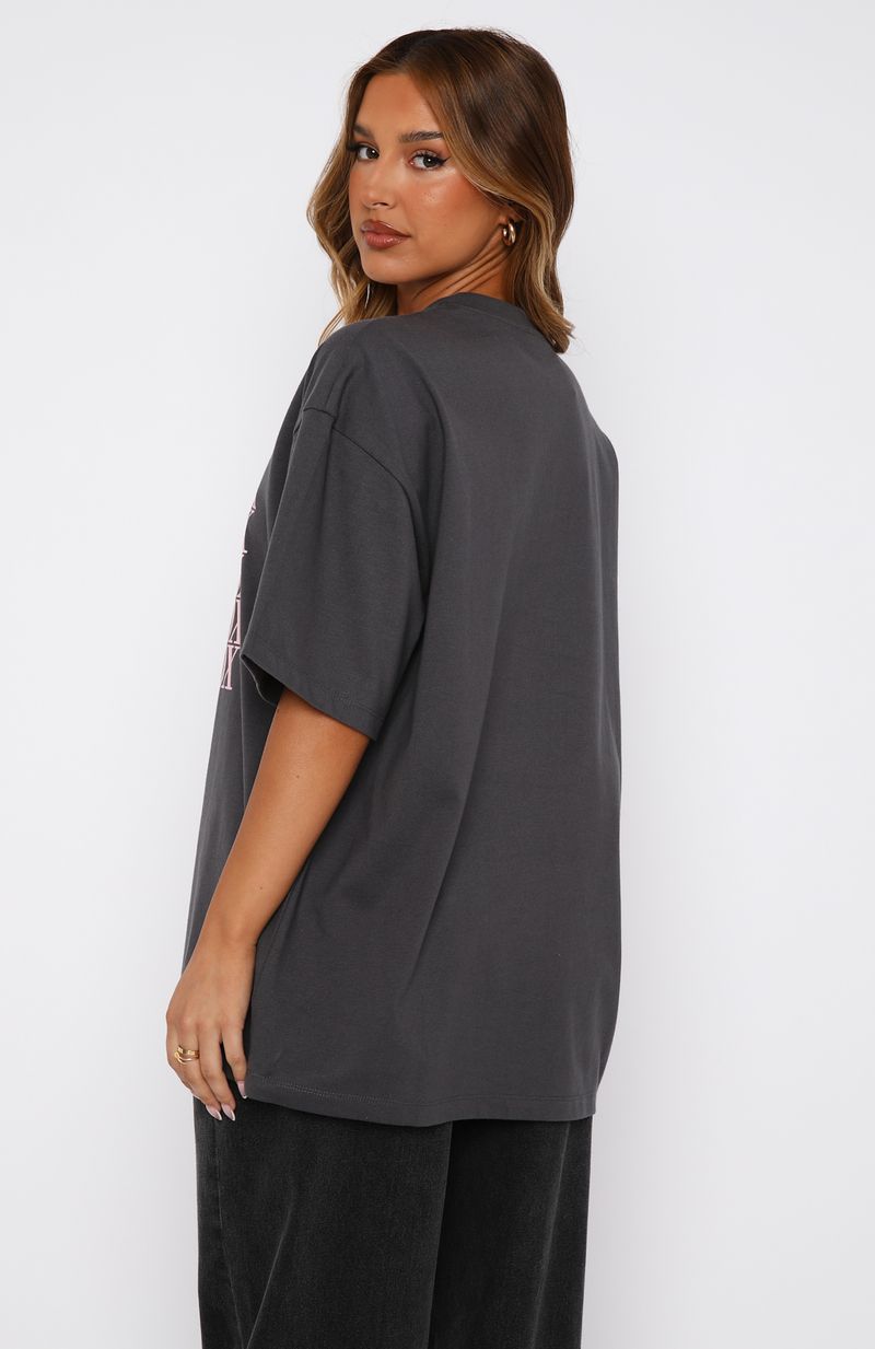 Premium Oh So Sweet Oversized Tee - Volcanic Chic