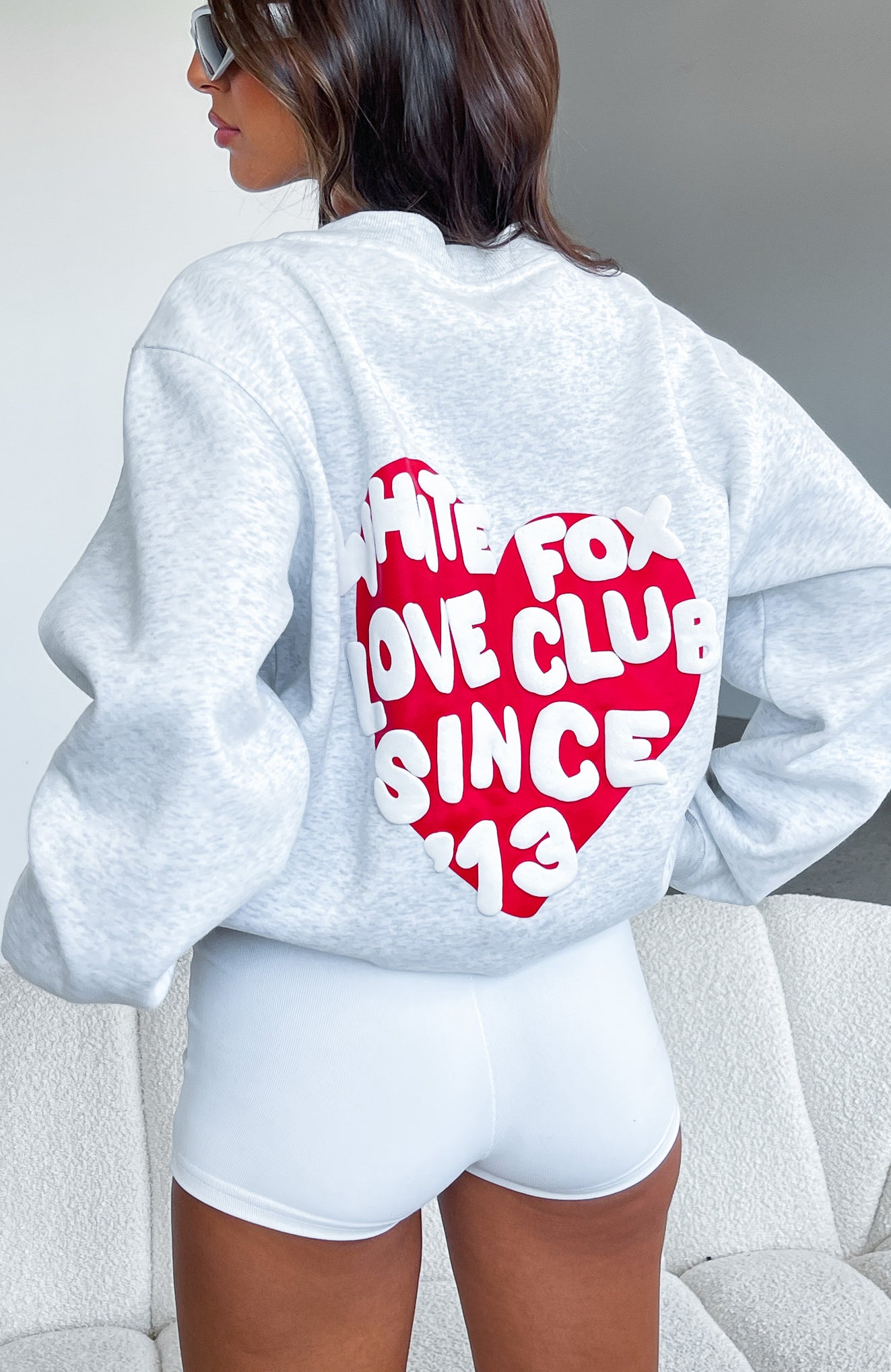 Premium Love Club Oversized Sweater - Grey Marle | Ultimate Comfort