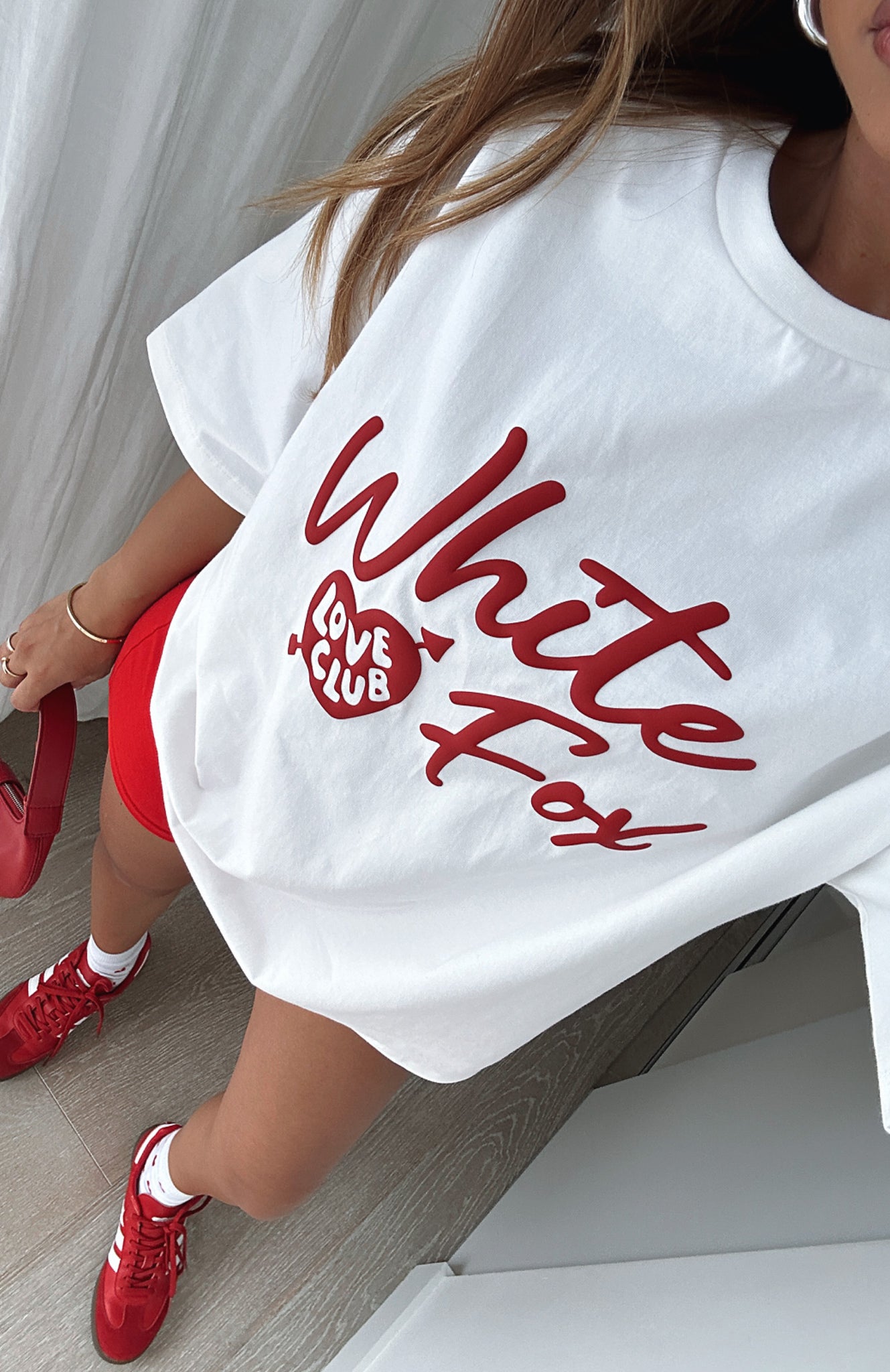 Premium Be My Lover Oversized Tee - Ultimate Comfort in White