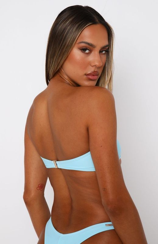 Premium Tuscany Bikini Top - Malibu Blue