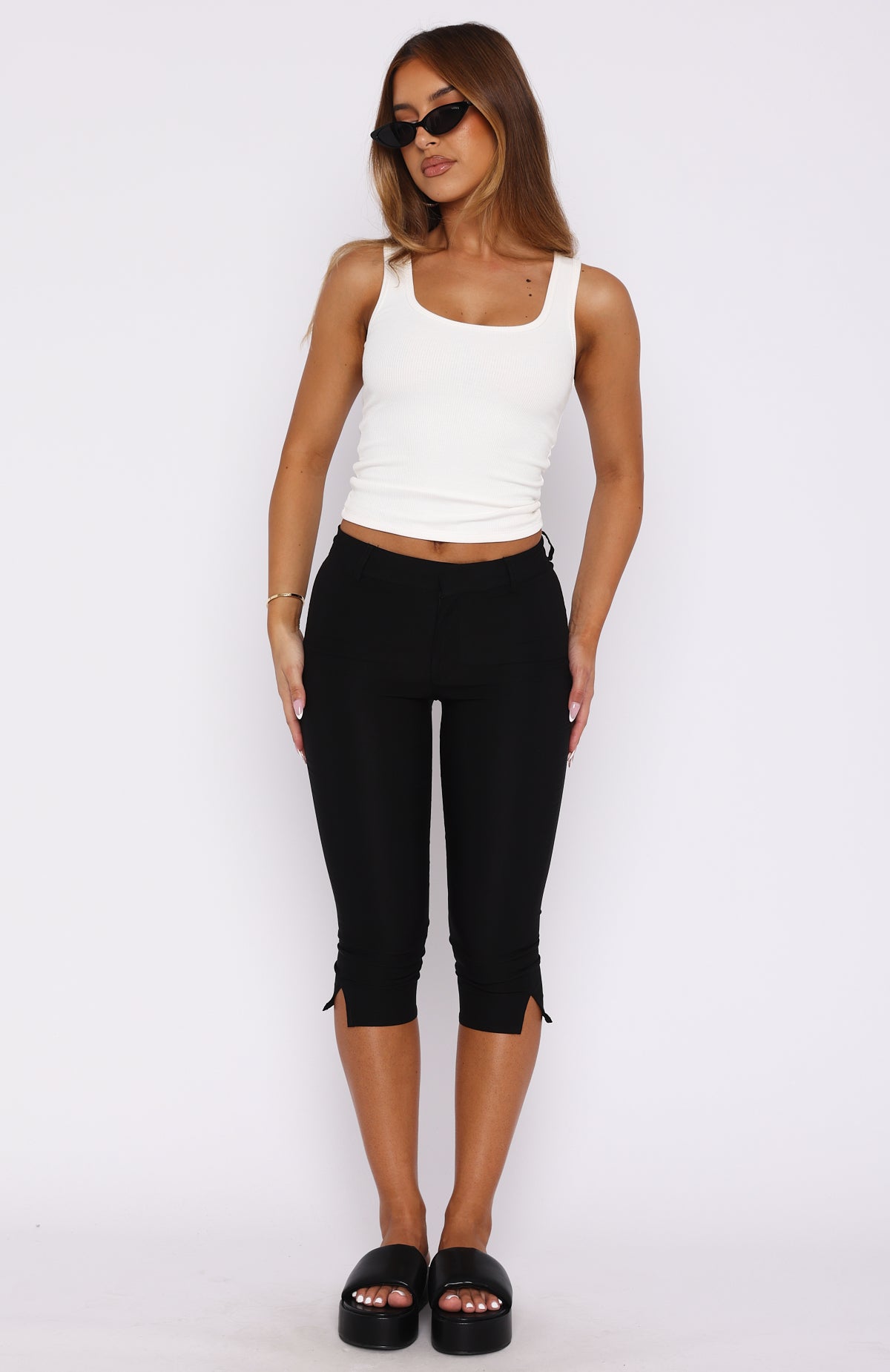 Ultimate Day For It Capri Pants - Sleek Black