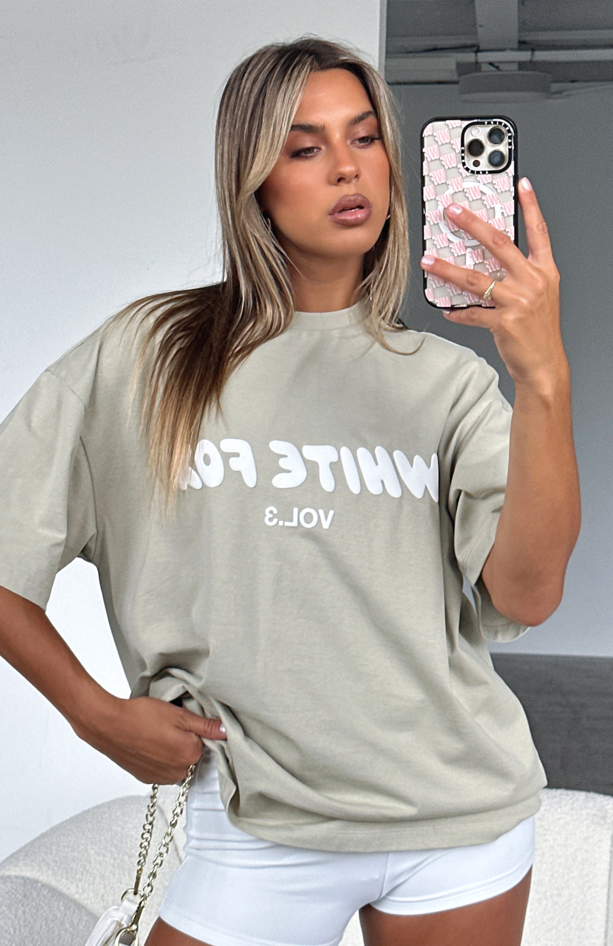 Premium Offstage Oversized Tee in Moss - Ultimate Comfort & Style