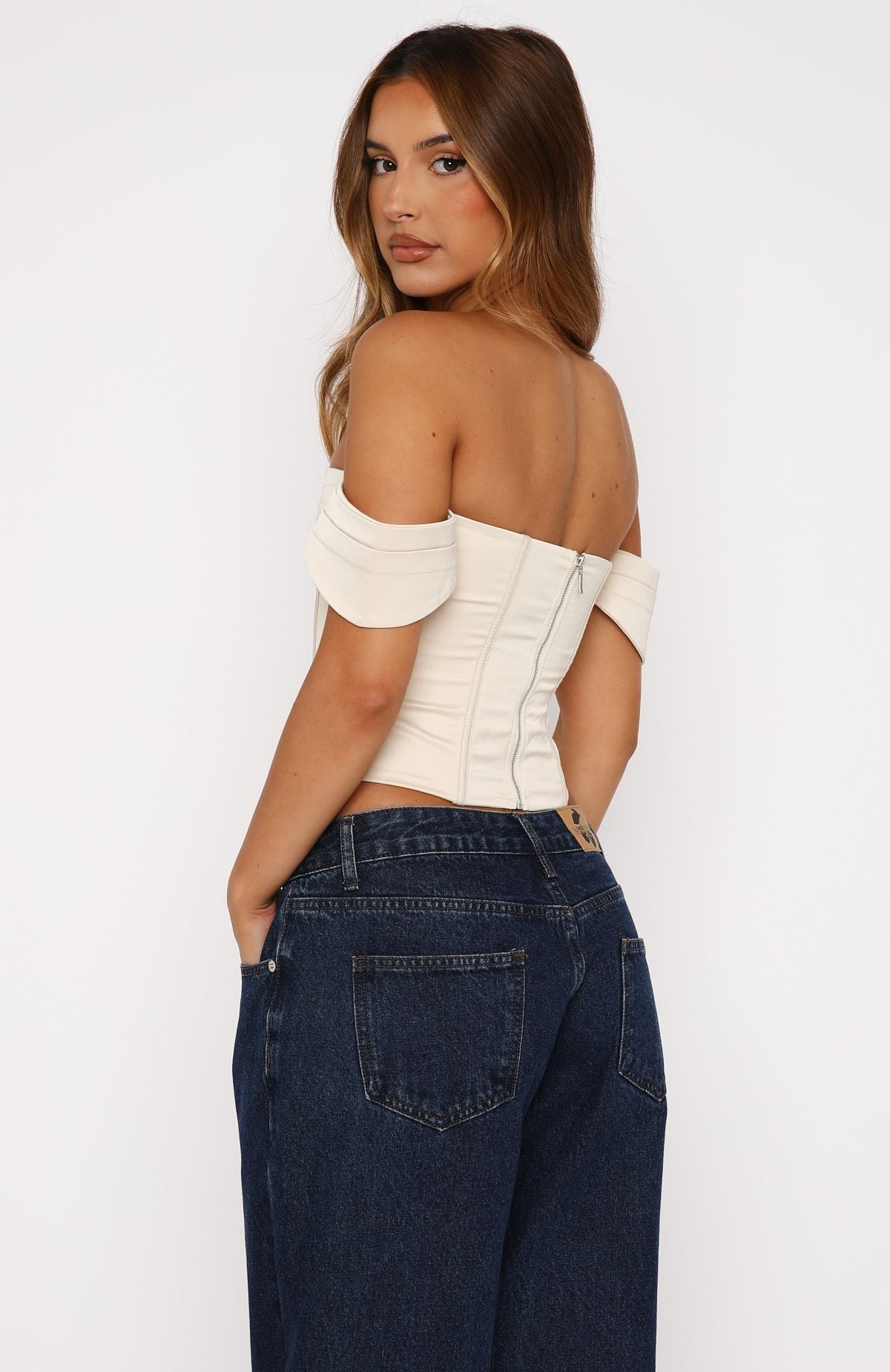 Ultimate Midnight Magic Bustier - Champagne Elegance