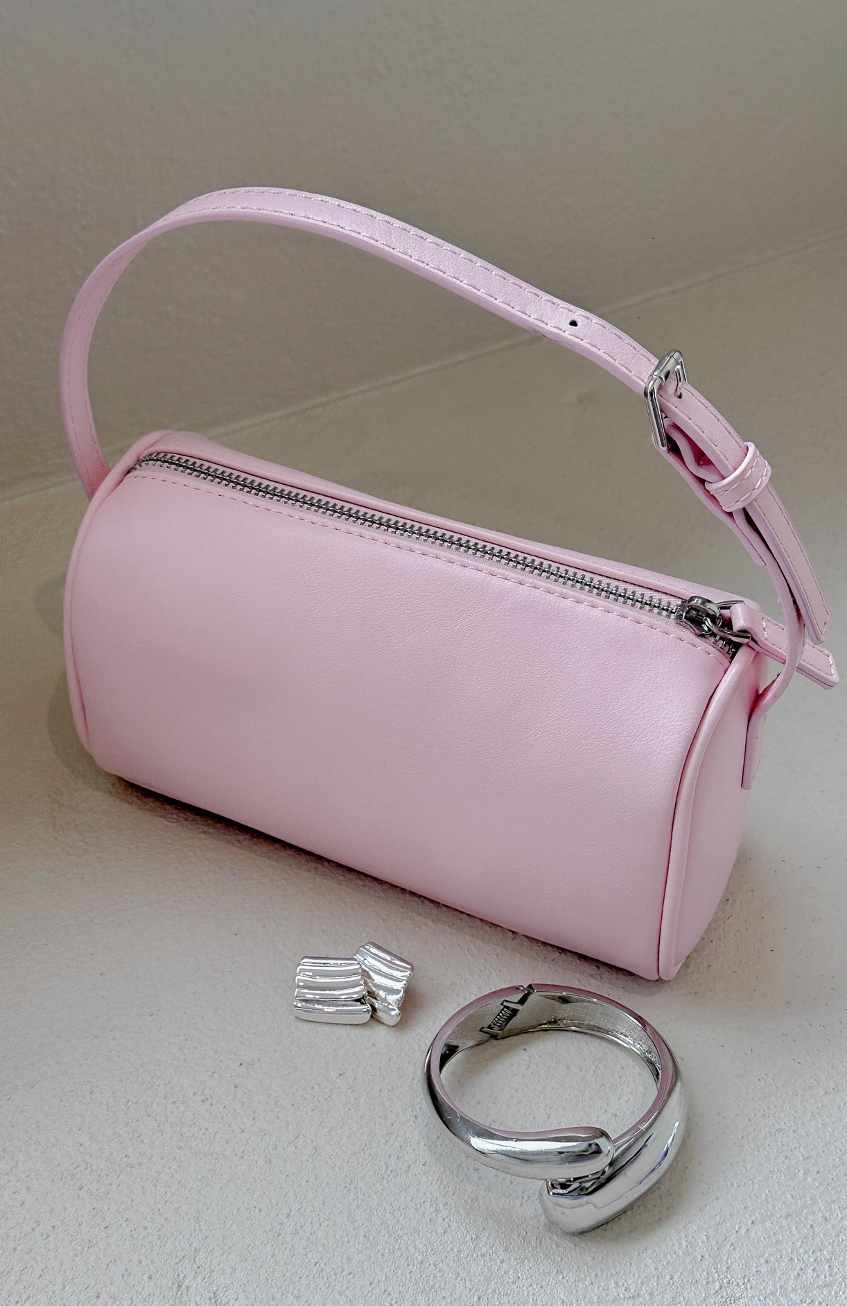 Ultimate Baby Pink Top Handle Bag - Never Miss Collection