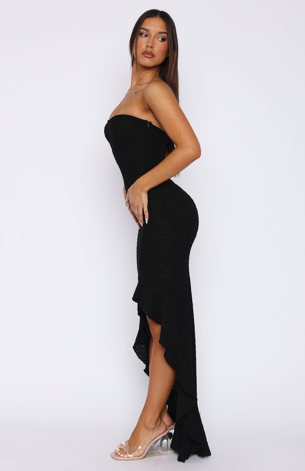 Ultimate Fantasy Maxi Dress - Sleek Black