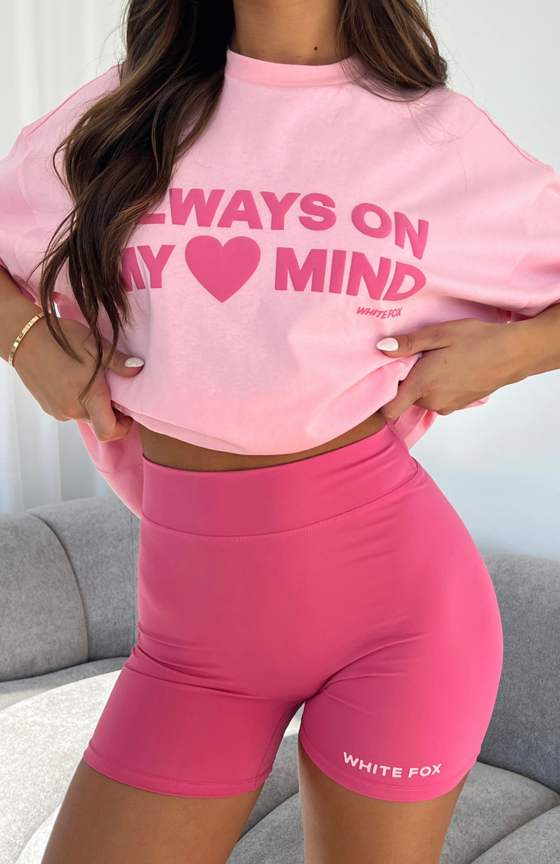 Ultimate Comfort Pink Bike Shorts - High Waisted & Supportive