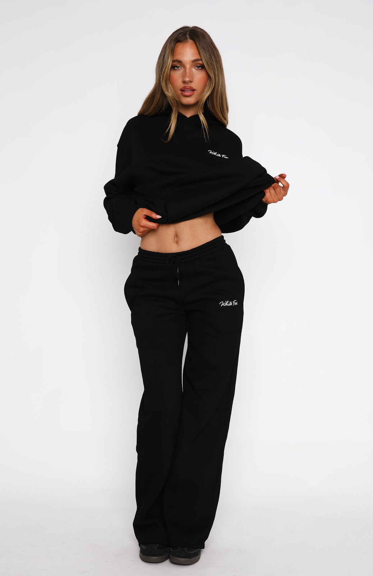 Premium Wide Leg Sweatpants - Black | Ultimate Comfort & Style