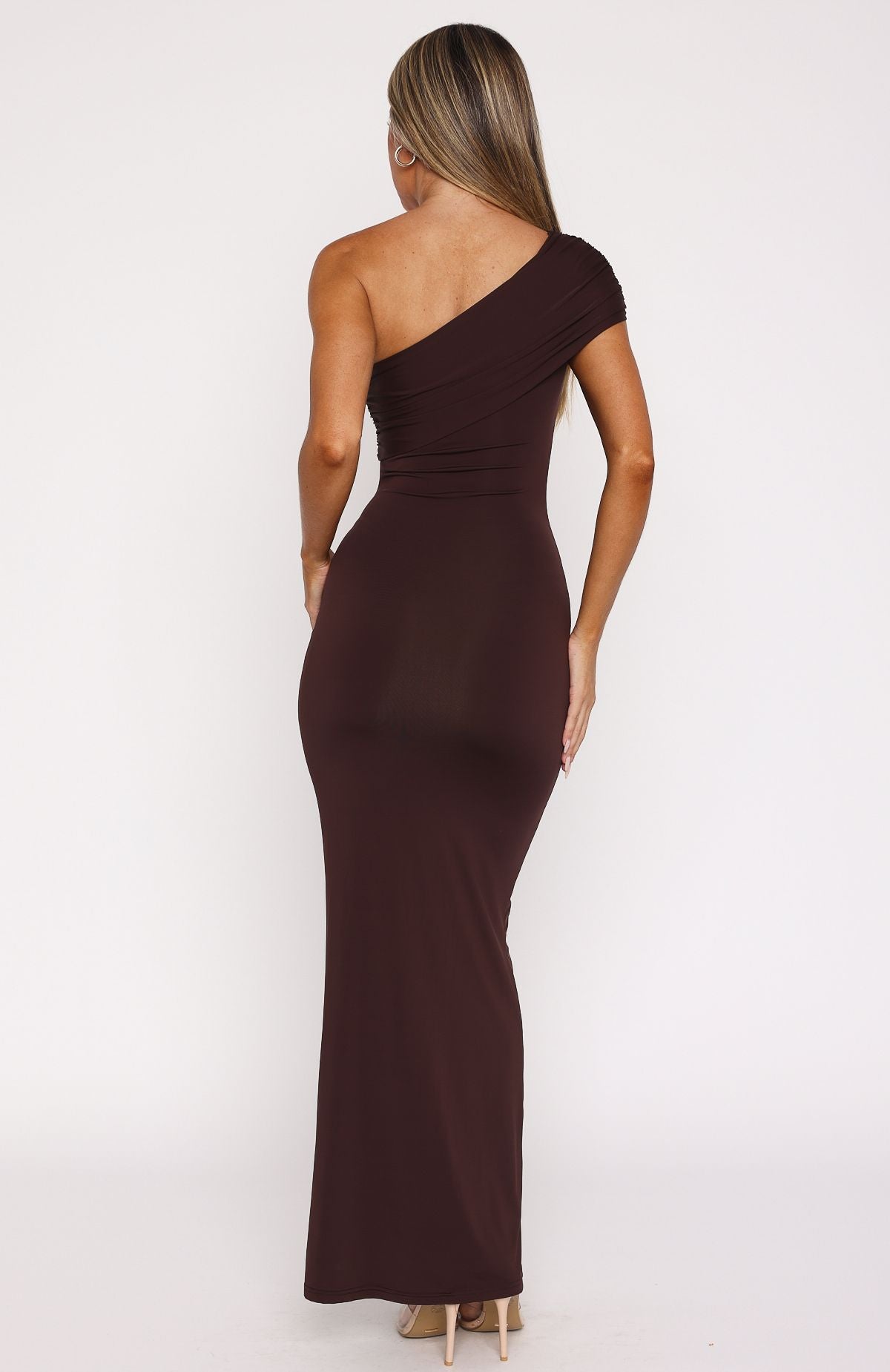 Ultimate Classic Maxi Dress - Dark Chocolate Elegance